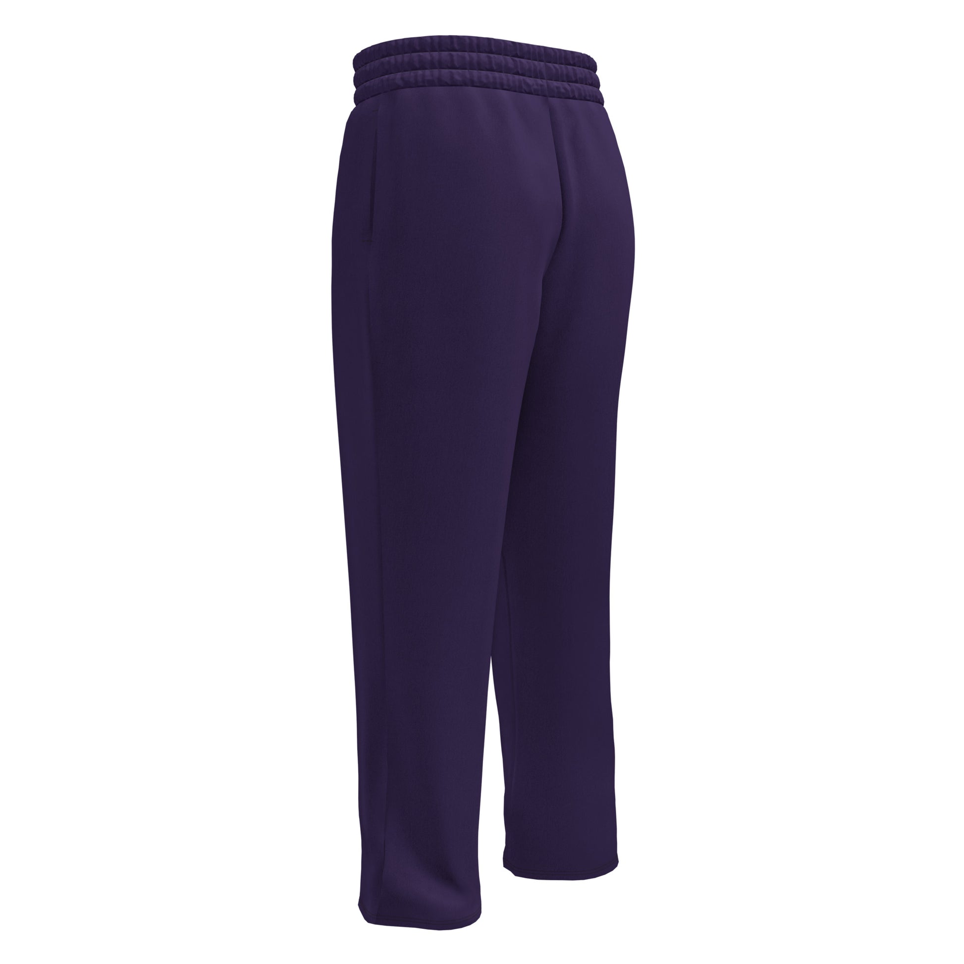 Dark Purple Wide-Leg Joggers - Activewear Well