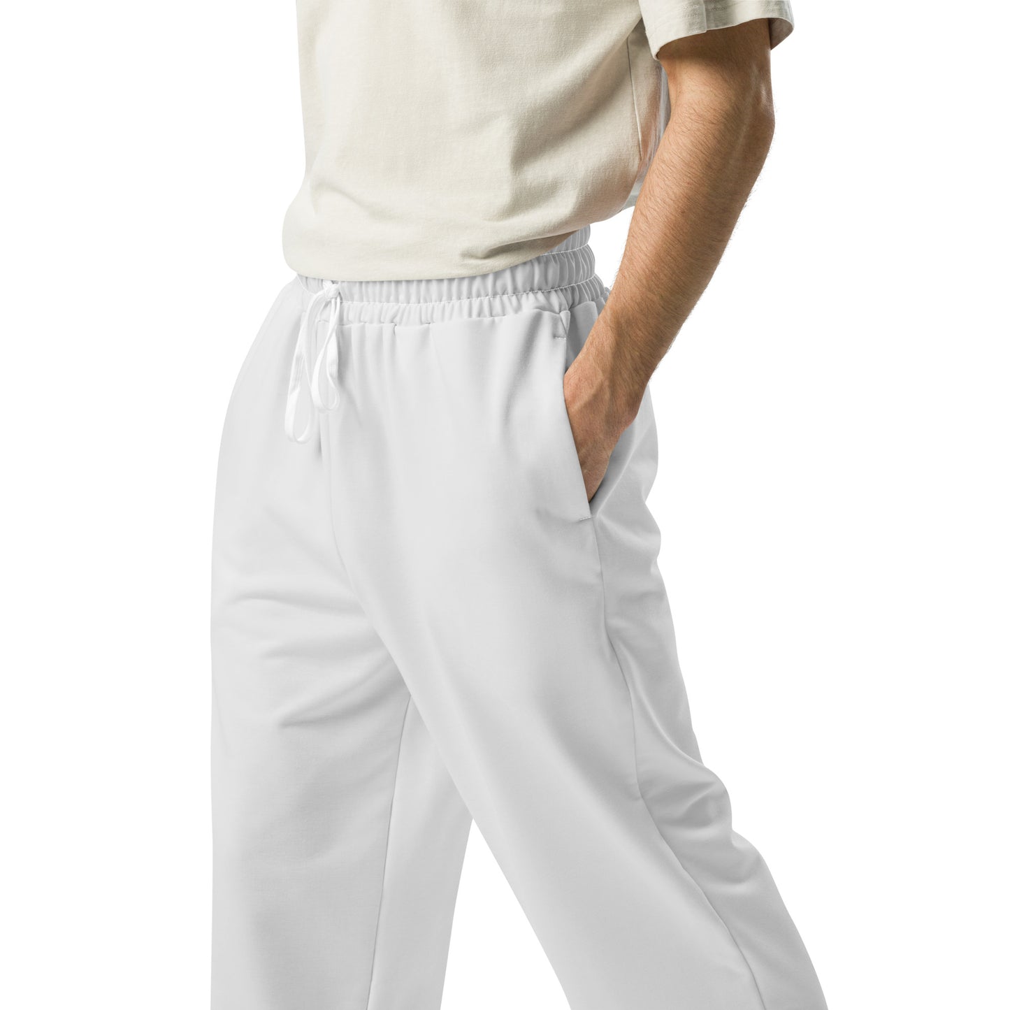 Athletic Heather Wide-Leg Joggers
