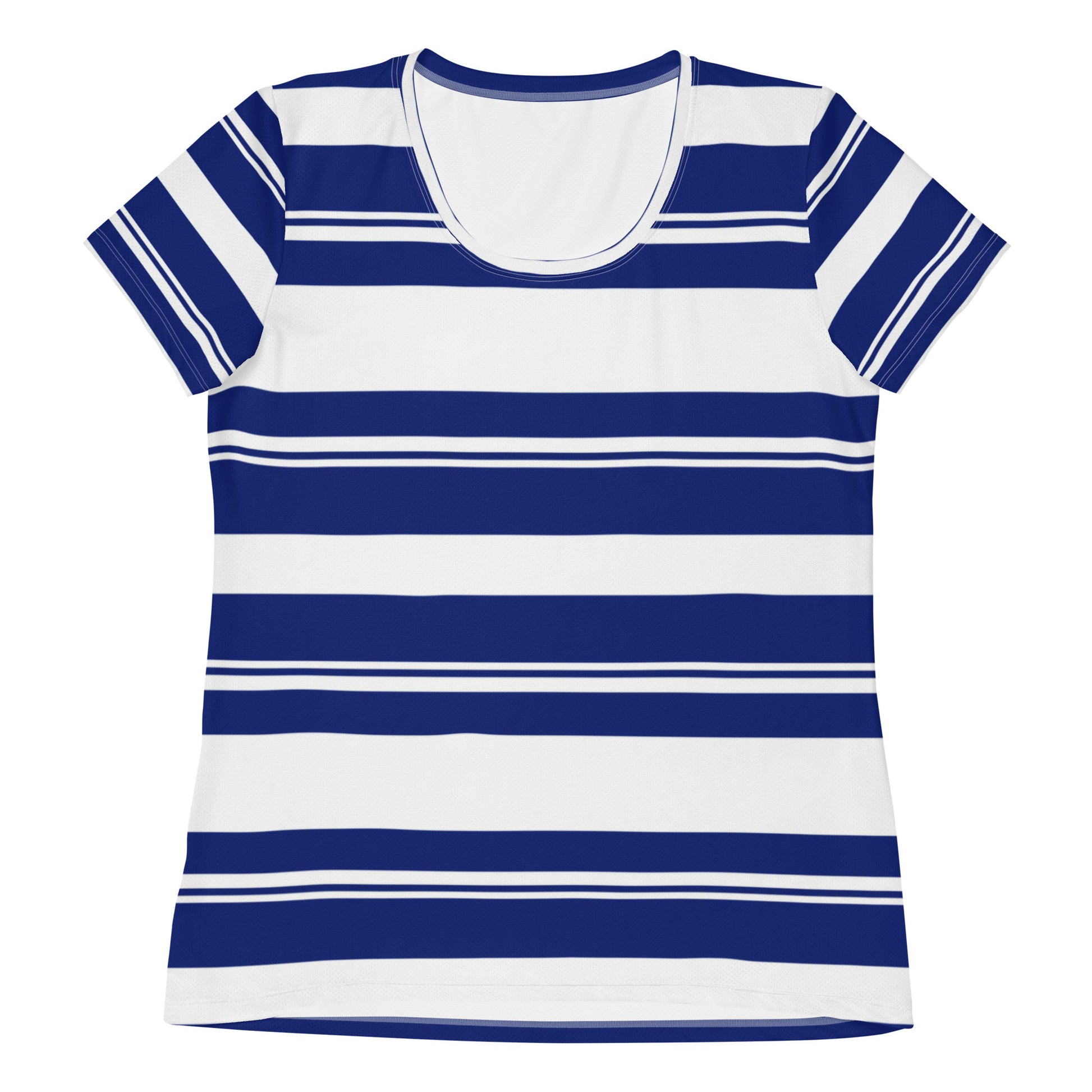 Women's  Striped Athletic T-Shirt - Activewear Well