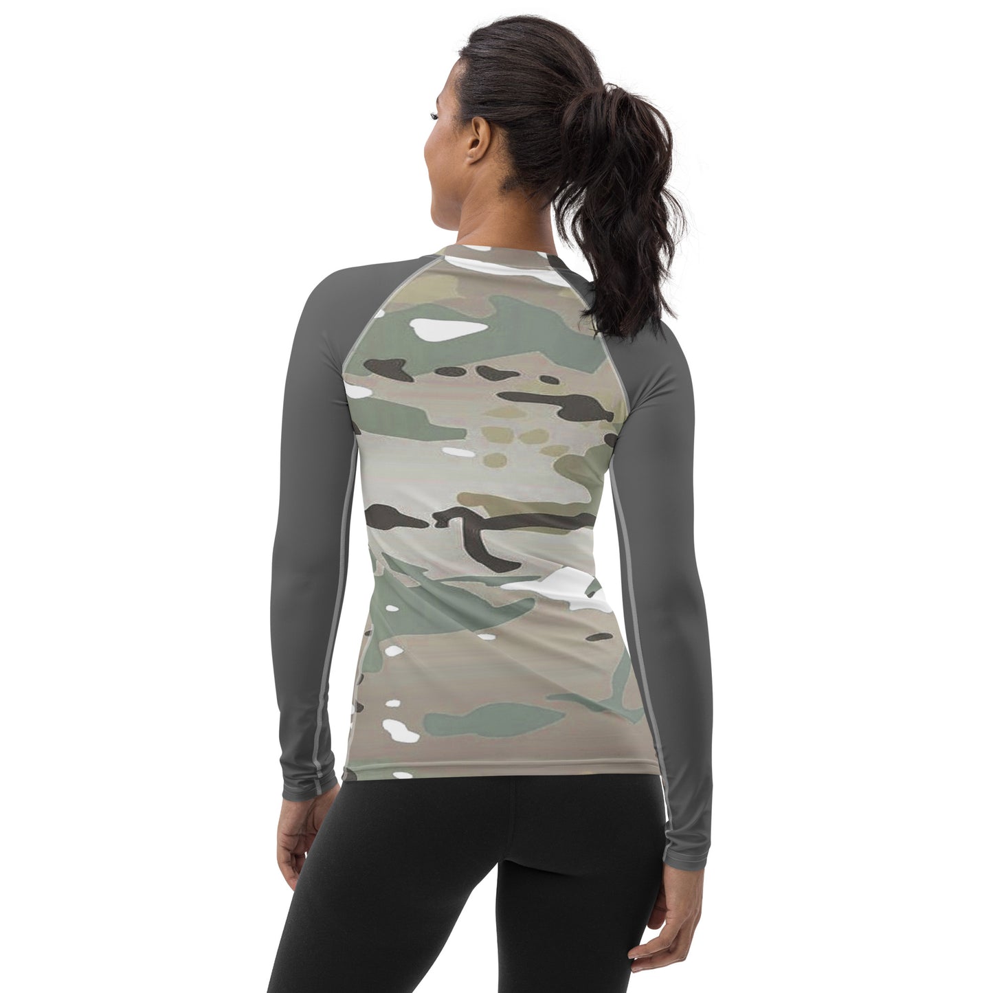 Desert Camo Women's Rash Guard