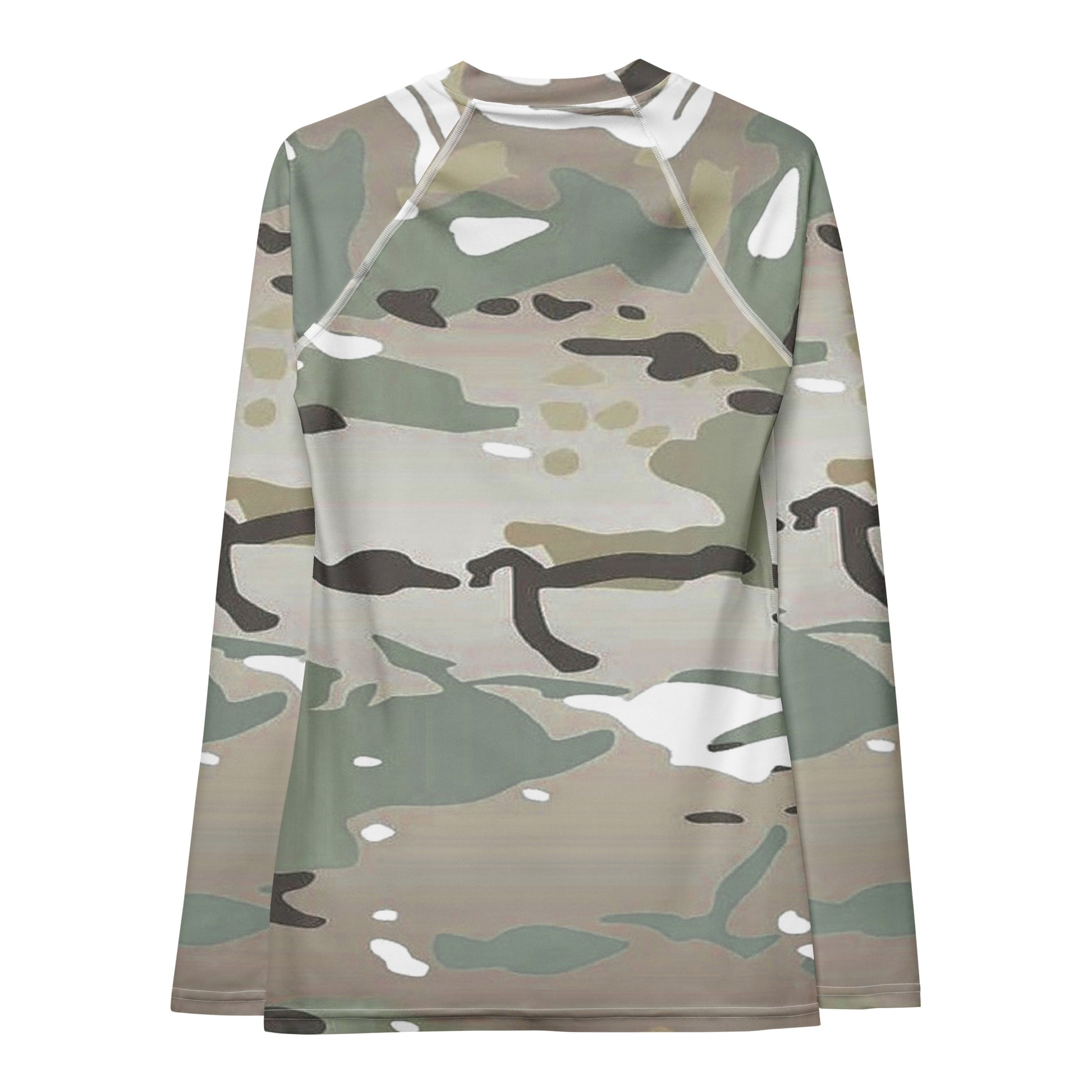 Desert Camo Women's Rash Guard - Activewear Well