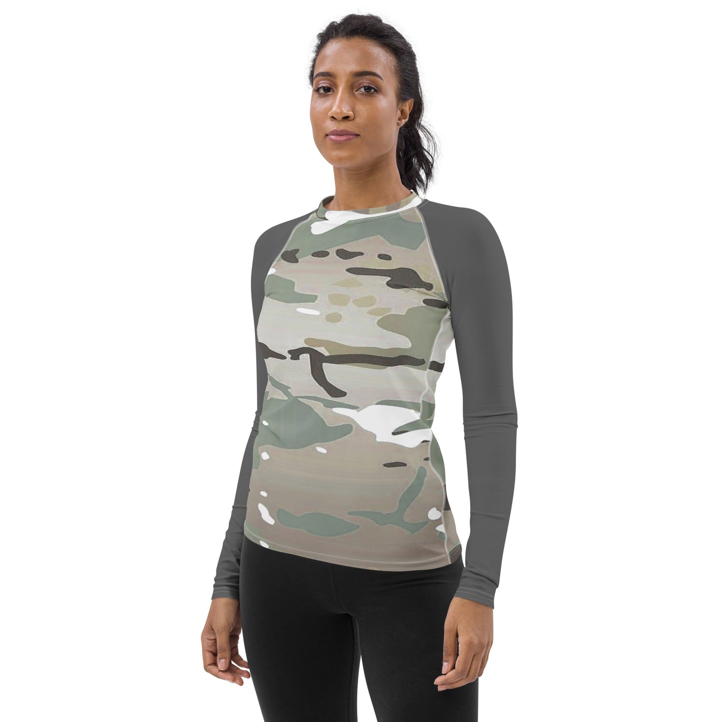 Desert Camo Women's Rash Guard