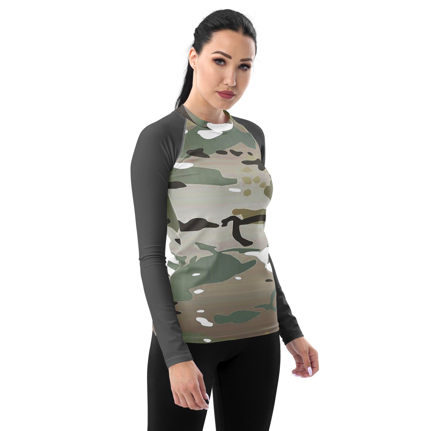 Desert Camo Women's Rash Guard