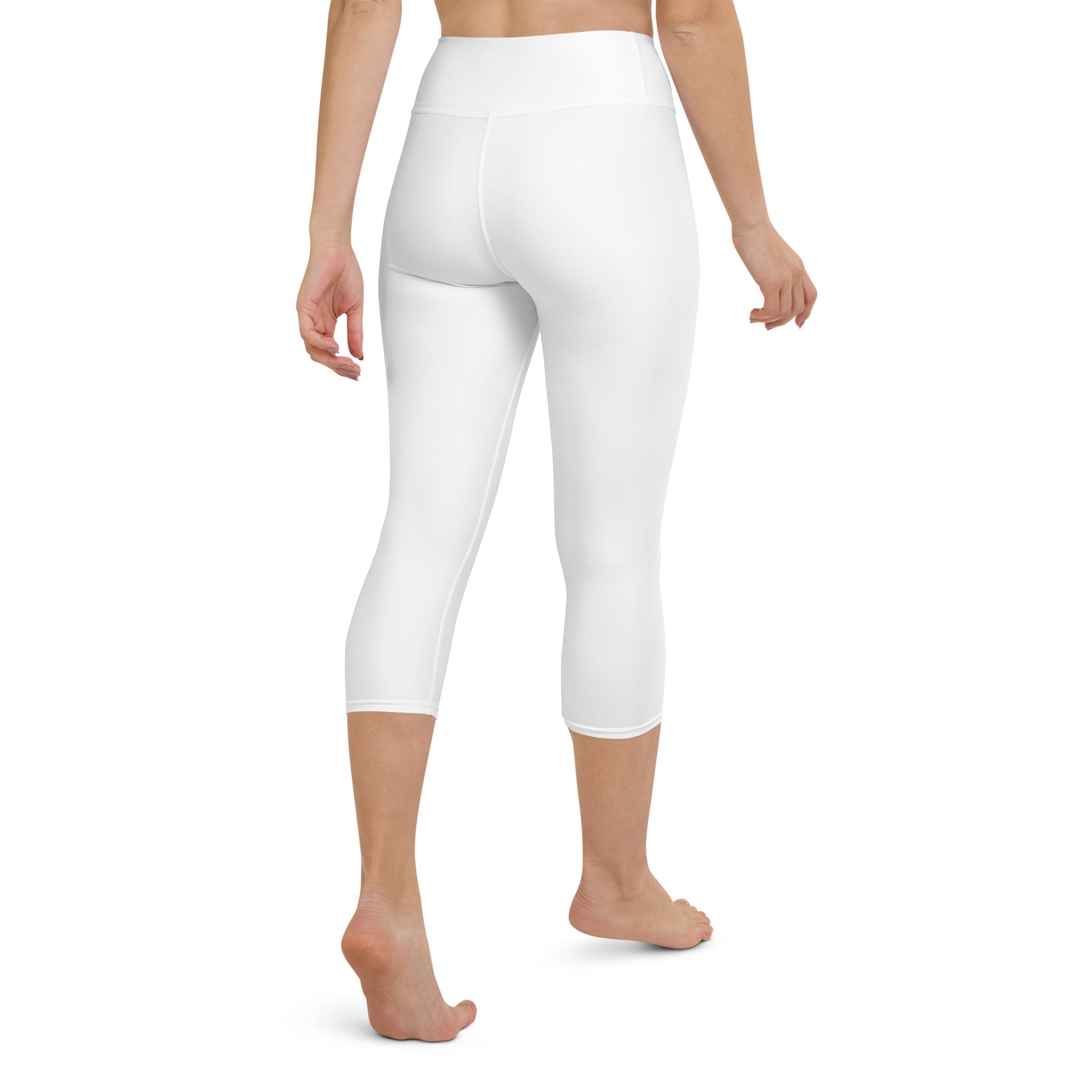 White Yoga Capri Leggings - Activewear Well