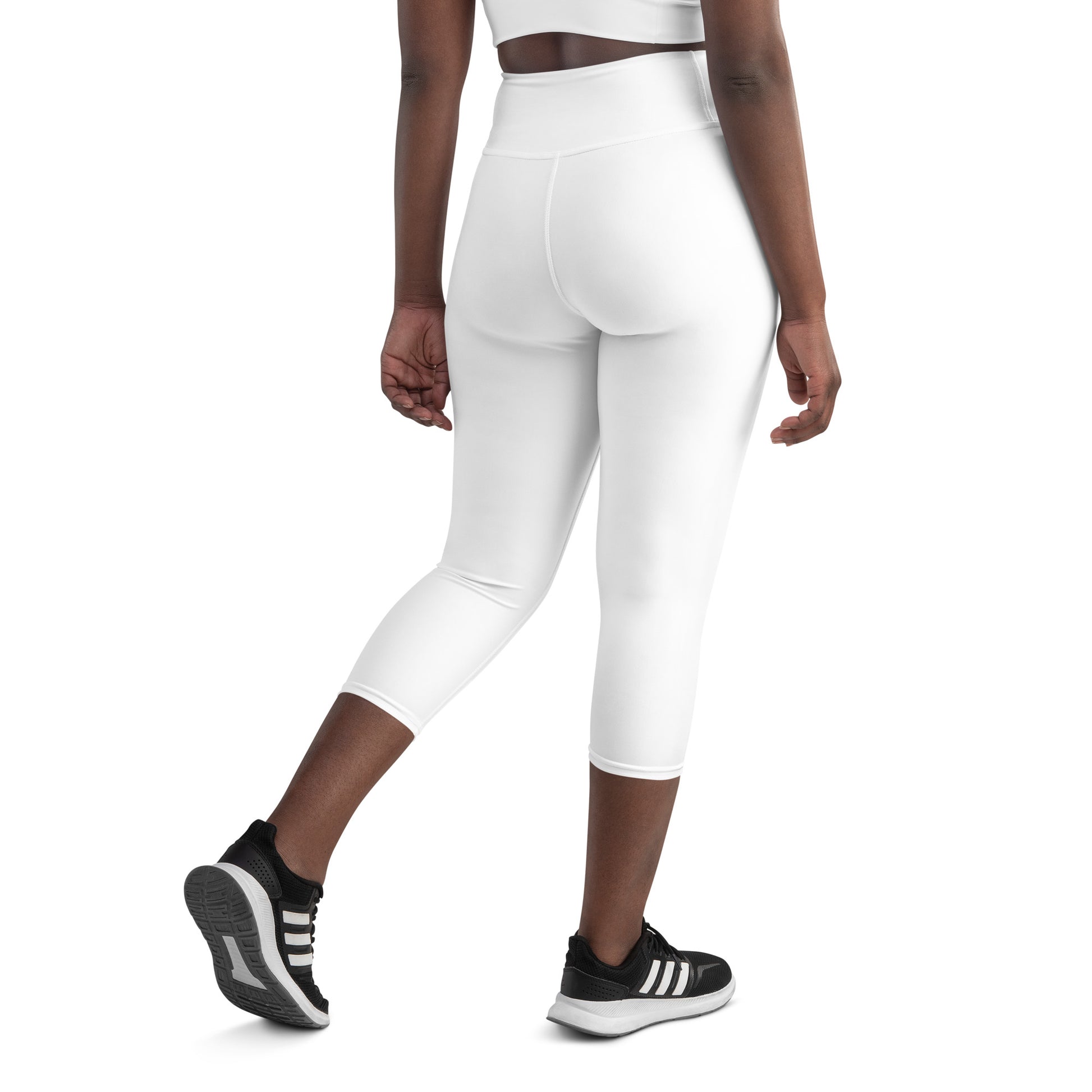 White Yoga Capri Leggings - Activewear Well