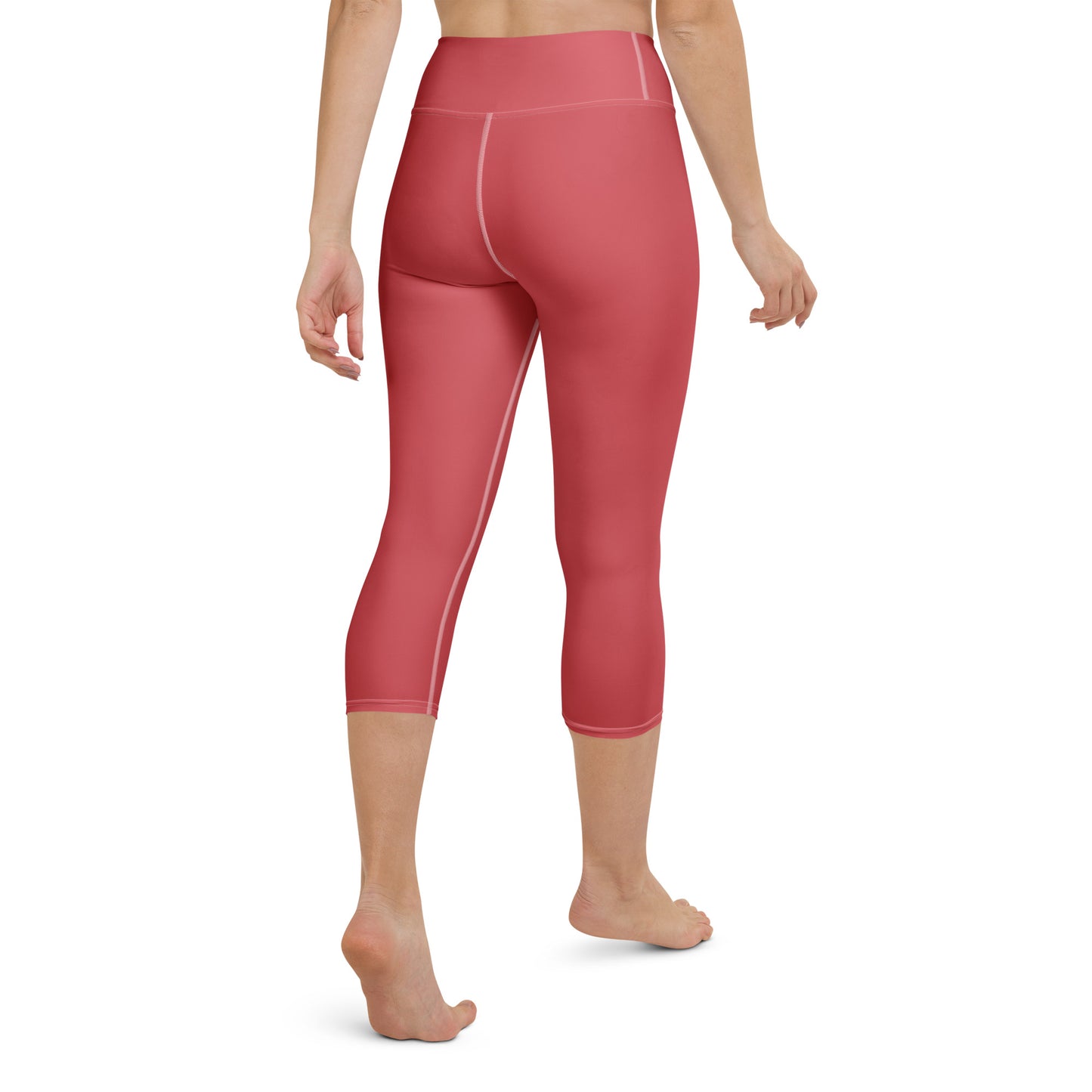 Rose Gold Yoga Capri Leggings - Activewear Well