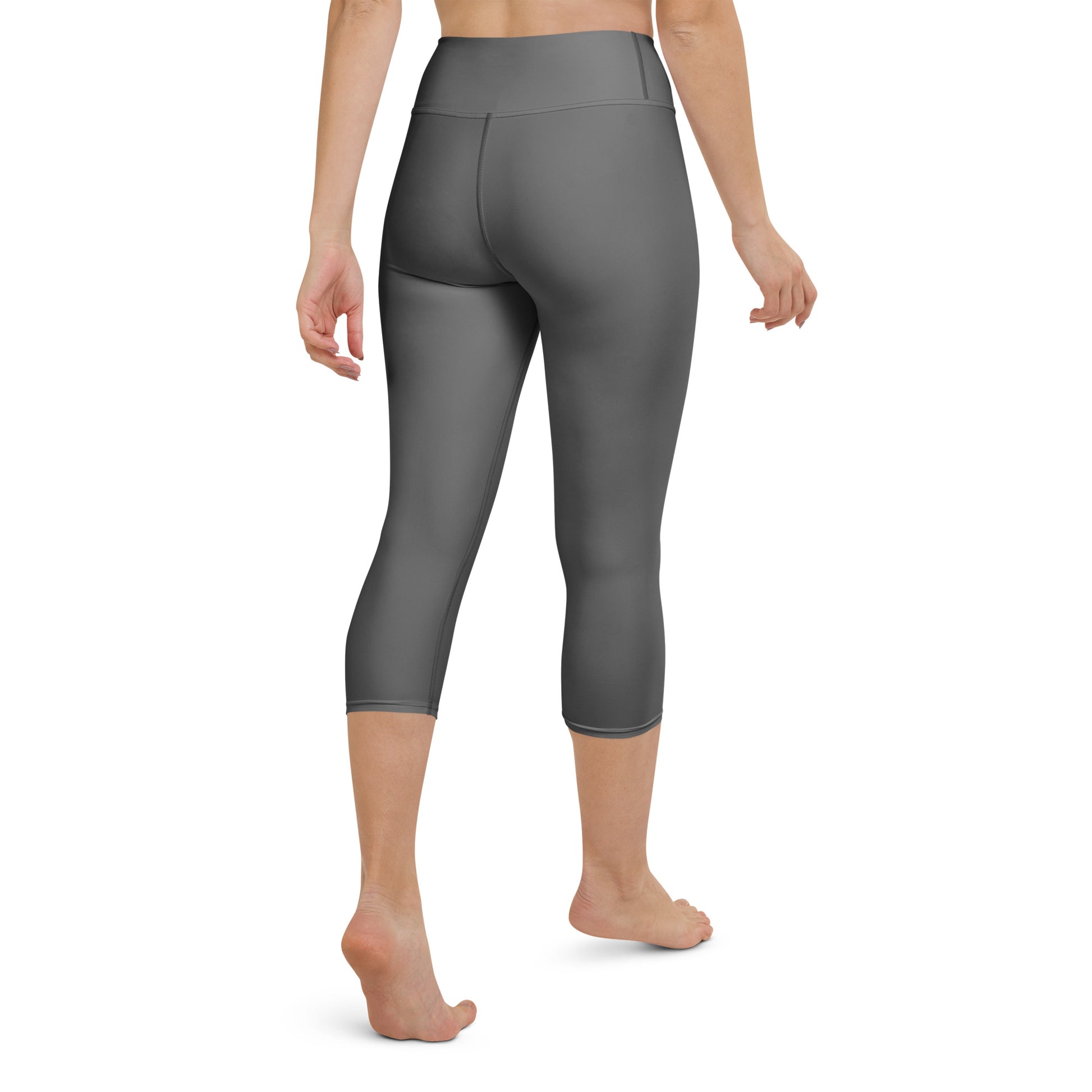 Grey Yoga Capri Leggings - Activewear Well