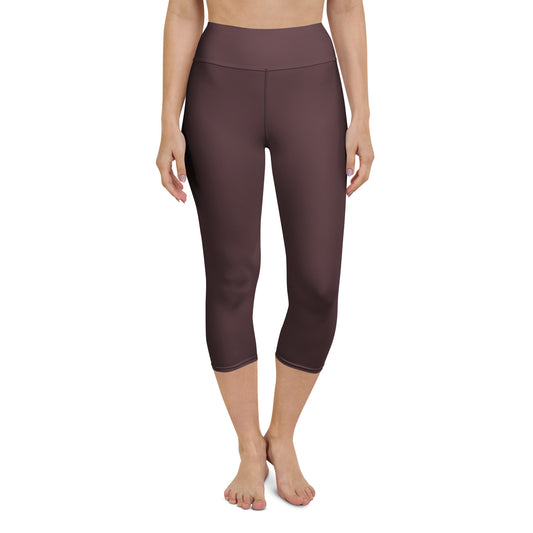 Espresso Yoga Capri Leggings - Activewear Well