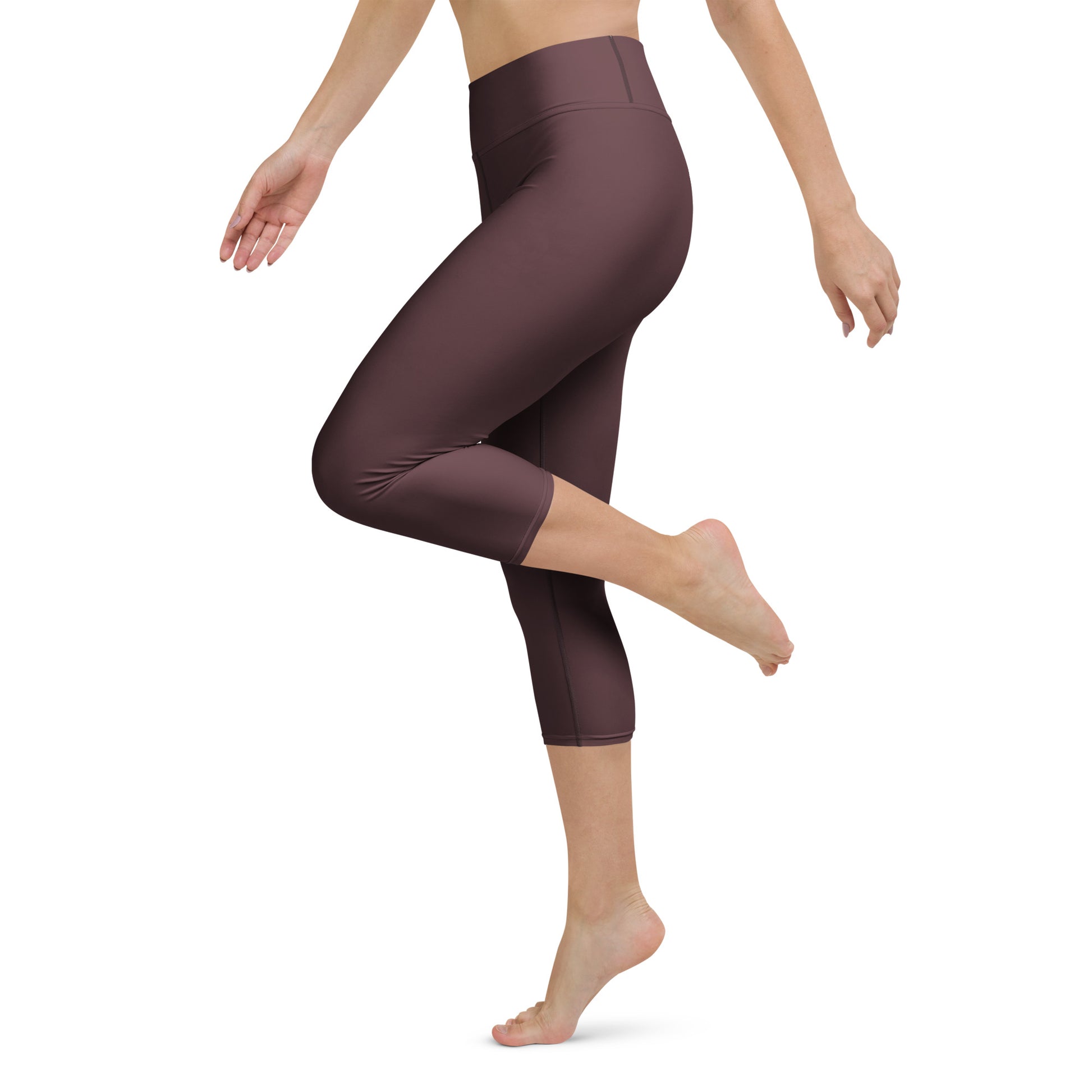 Espresso Yoga Capri Leggings - Activewear Well