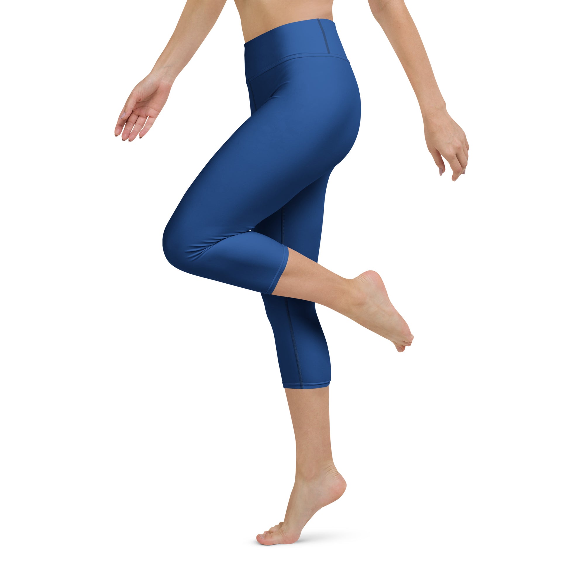 Royal Blue Yoga Capri Leggings - Activewear Well