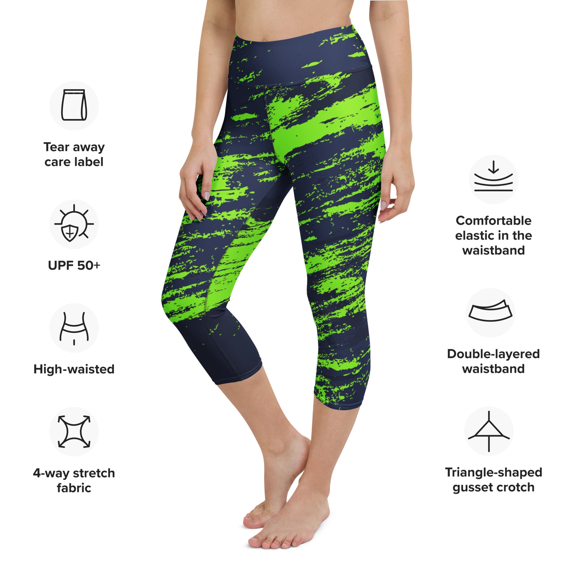 Taylor Green High-Rise Capri - Activewear Well