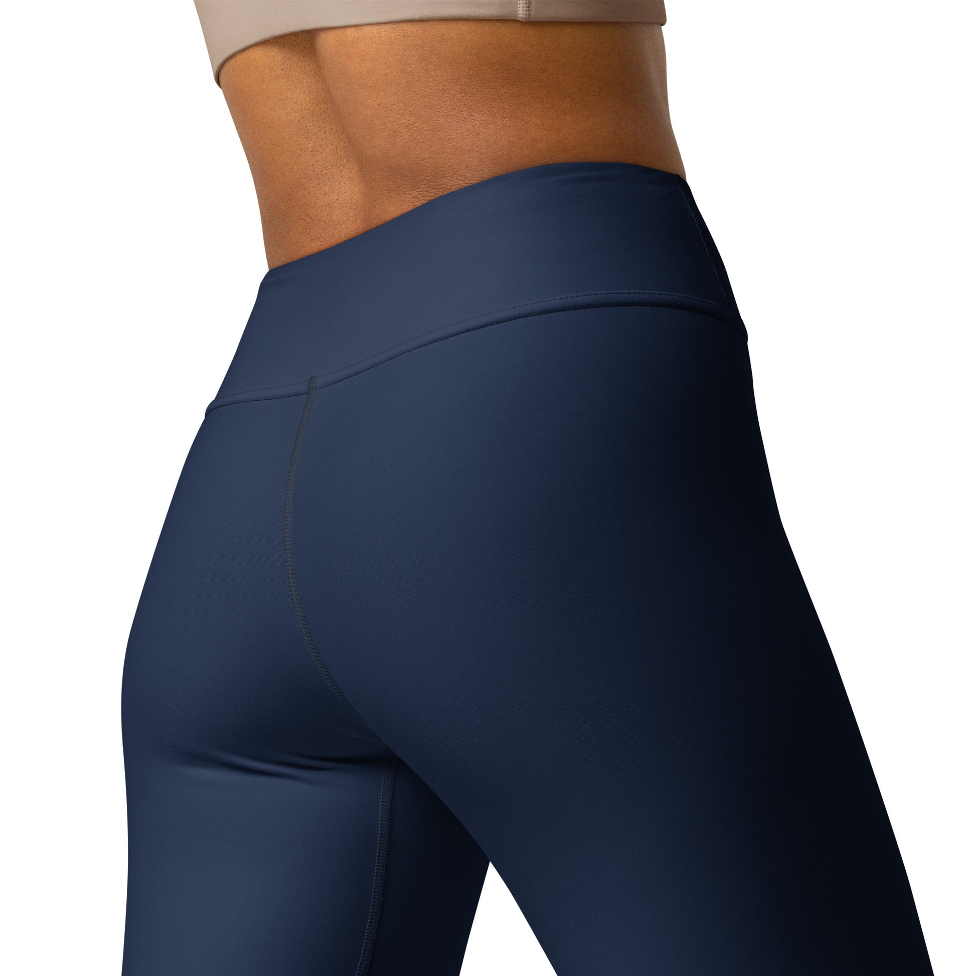 Navy High-Rise Yoga Leggings - Activewear Well