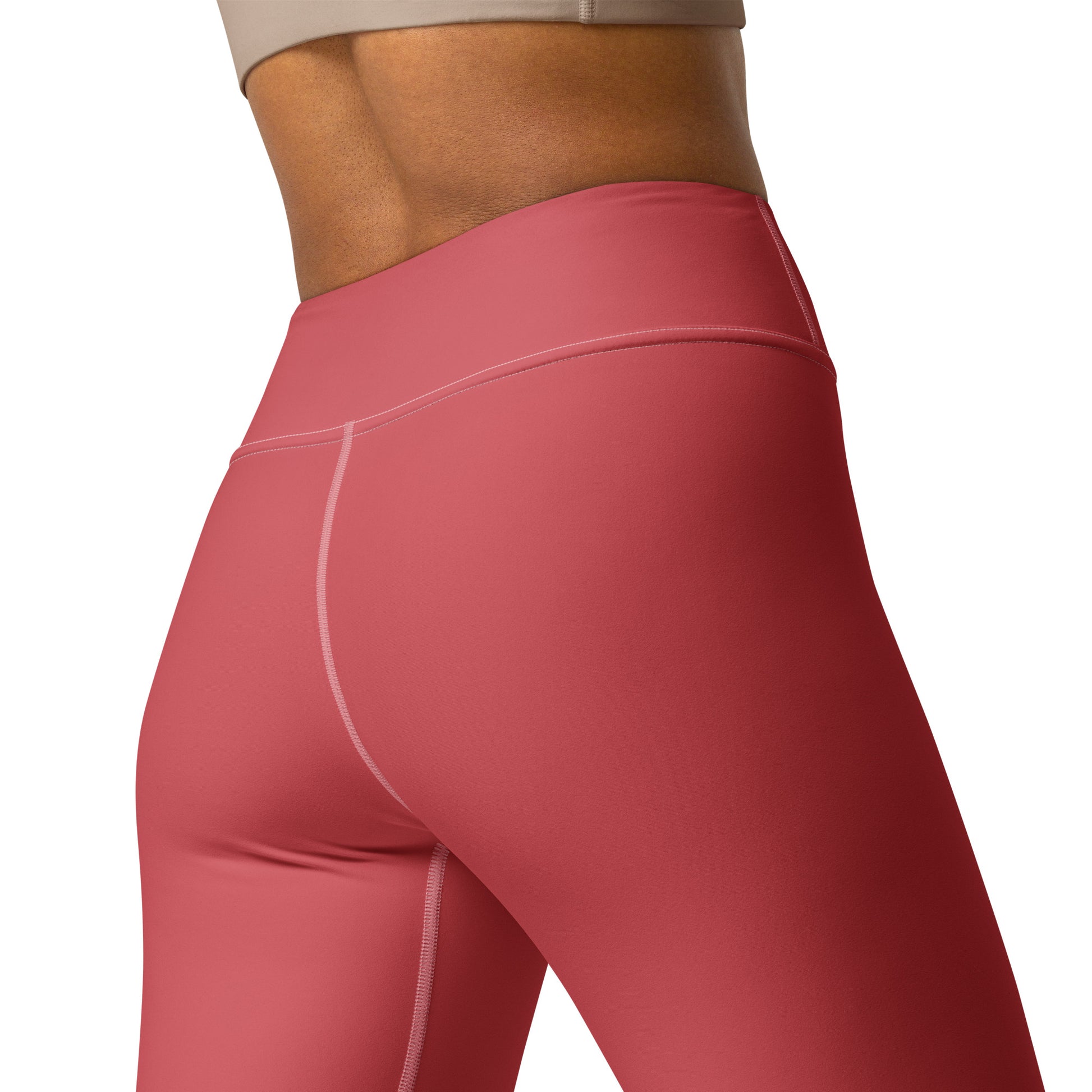 Rose Gold Yoga Leggings - Activewear Well