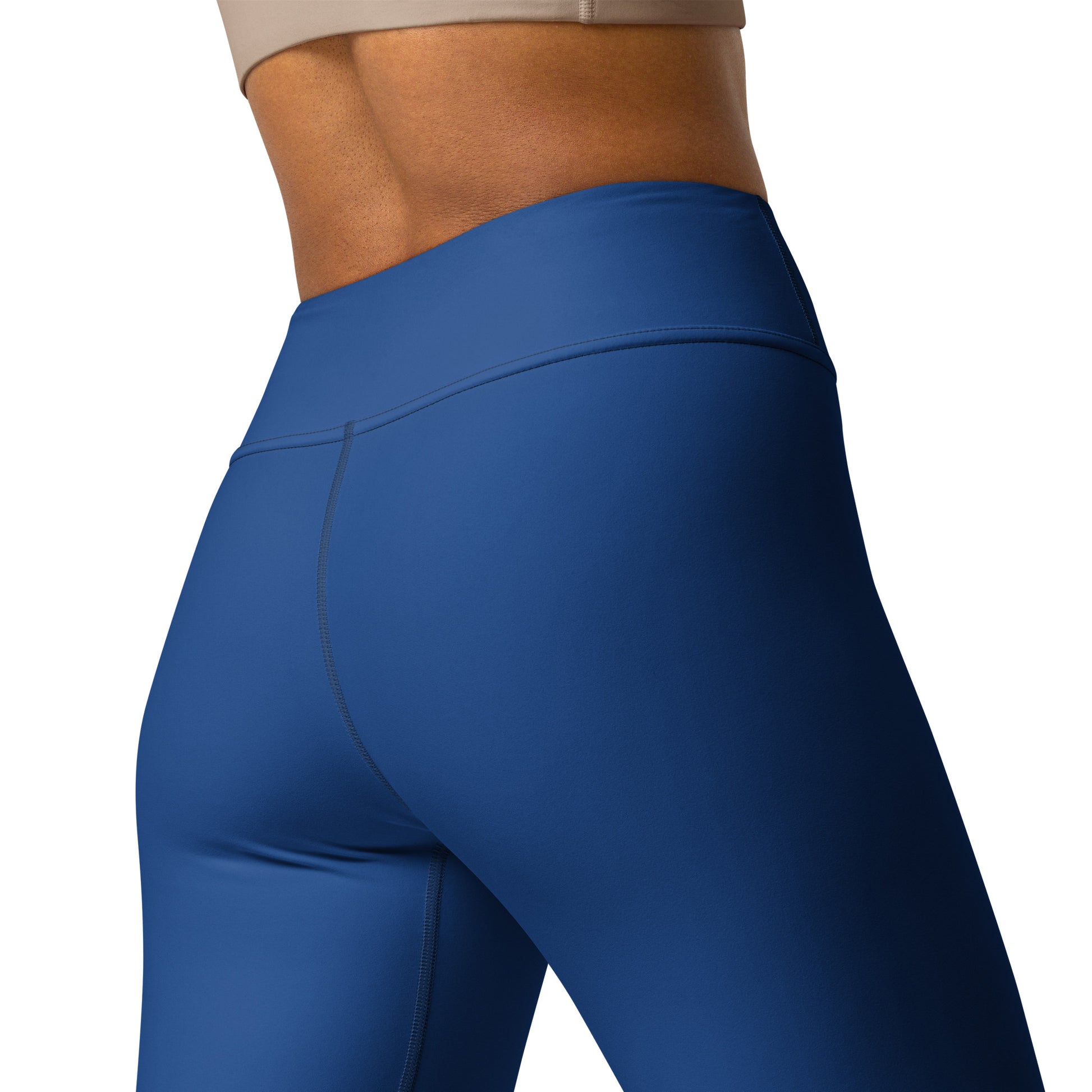 Royal Blue High-Rise Yoga Leggings - Activewear Well