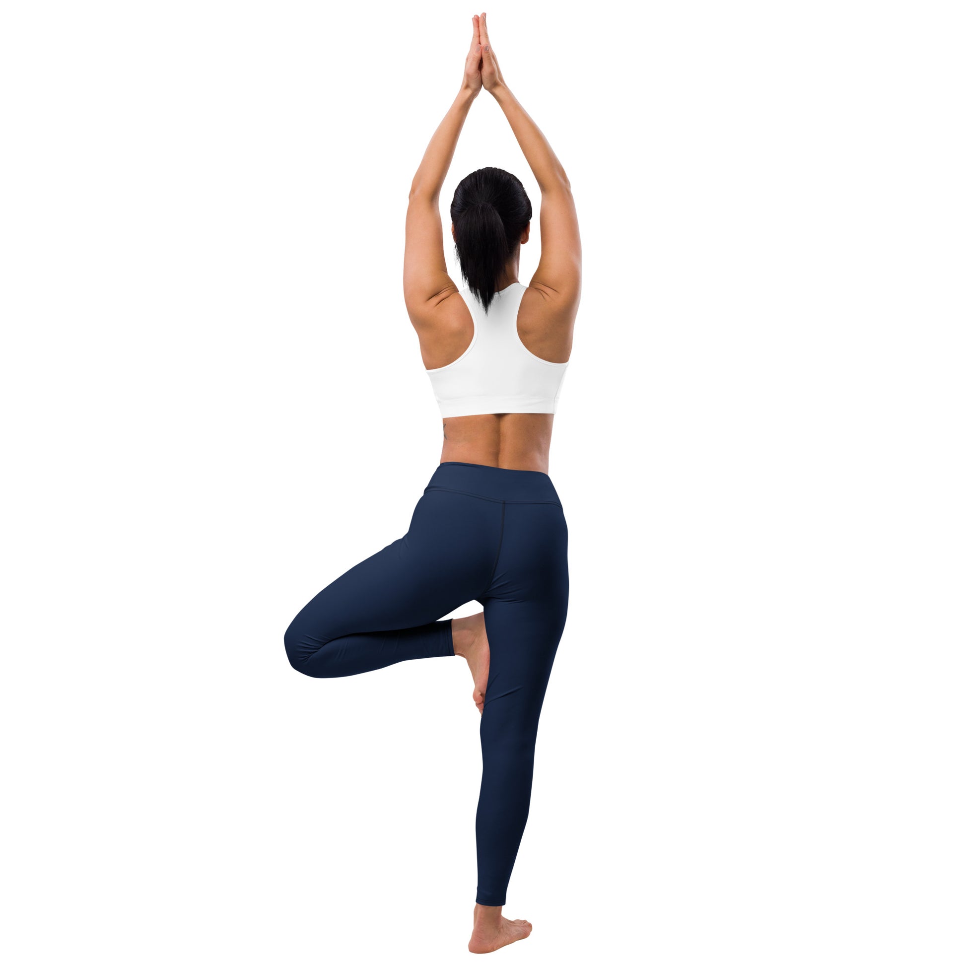 Navy High-Rise Yoga Leggings - Activewear Well