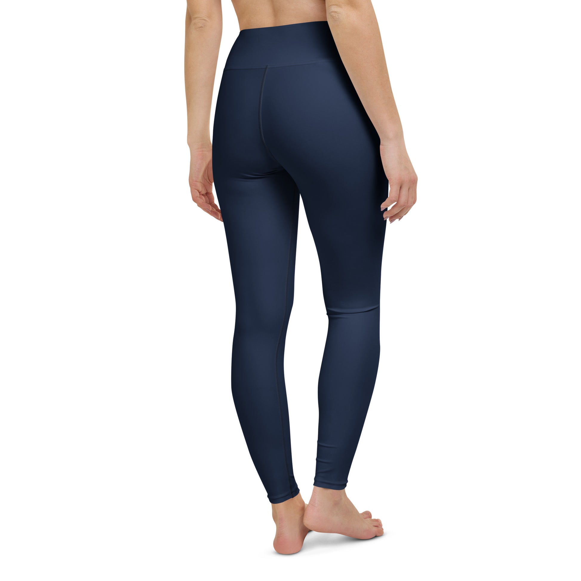 Navy High-Rise Yoga Leggings - Activewear Well