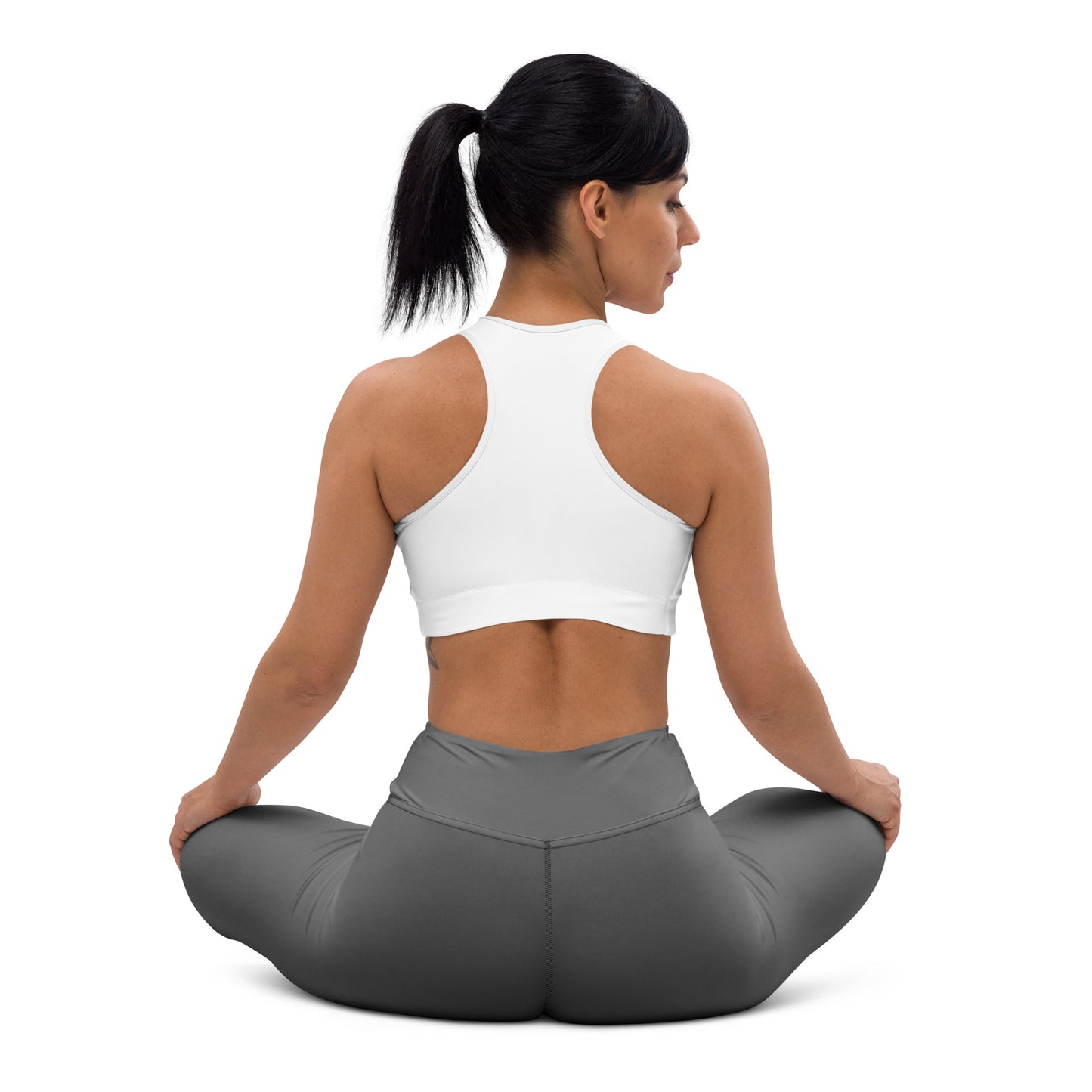 Grey High-Rise Yoga Leggings - Activewear Well