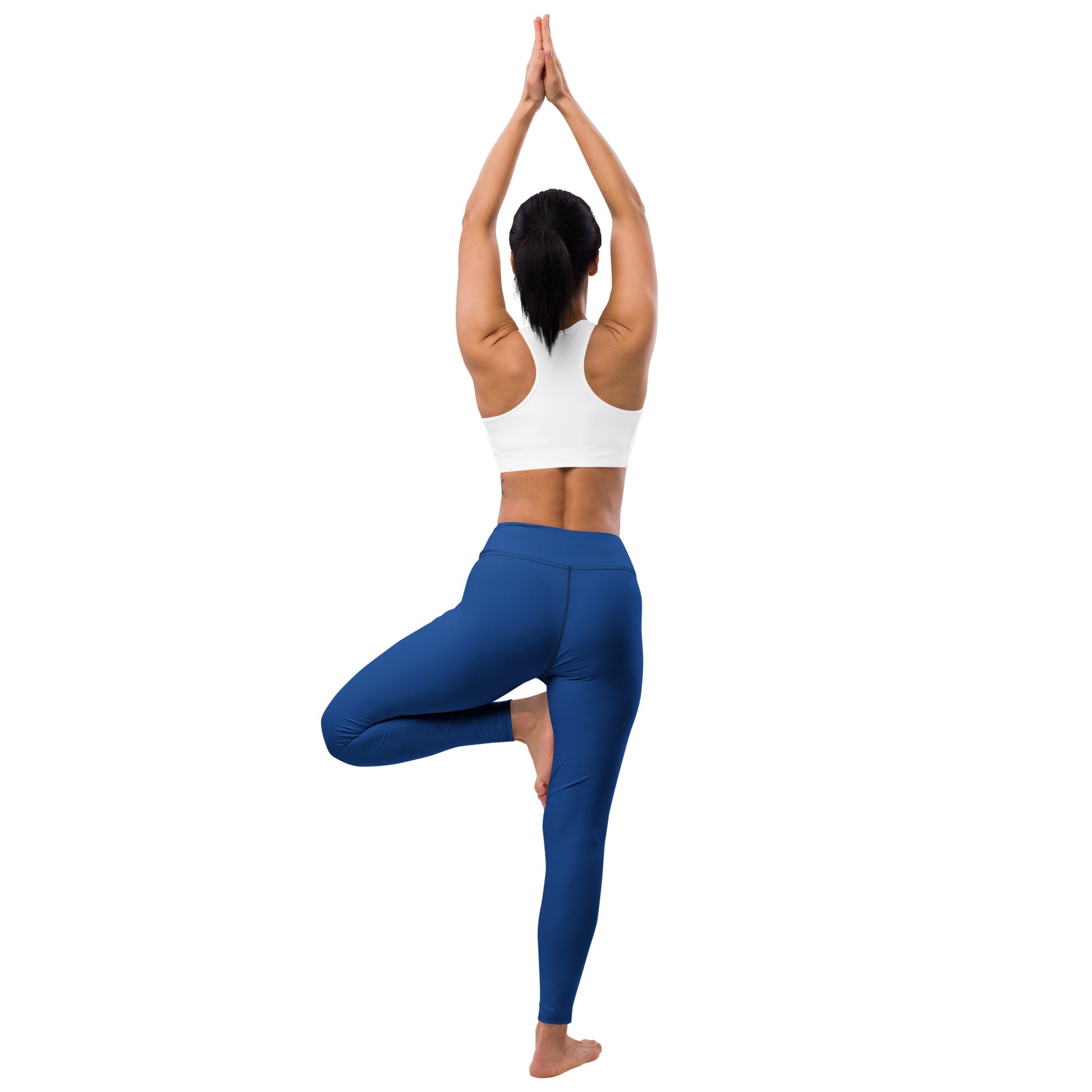 Royal Blue High-Rise Yoga Leggings - Activewear Well