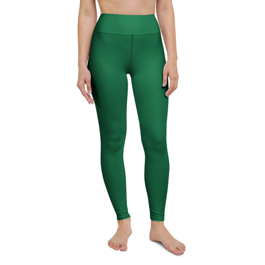 Green High-Rise Yoga Leggings - Activewear Well