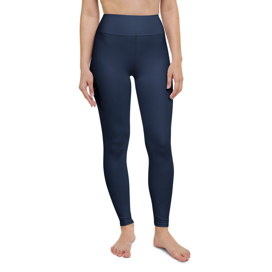 Navy High-Rise Yoga Leggings - Activewear Well