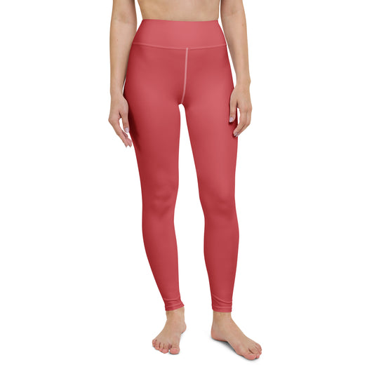 Rose Gold Yoga Leggings - Activewear Well