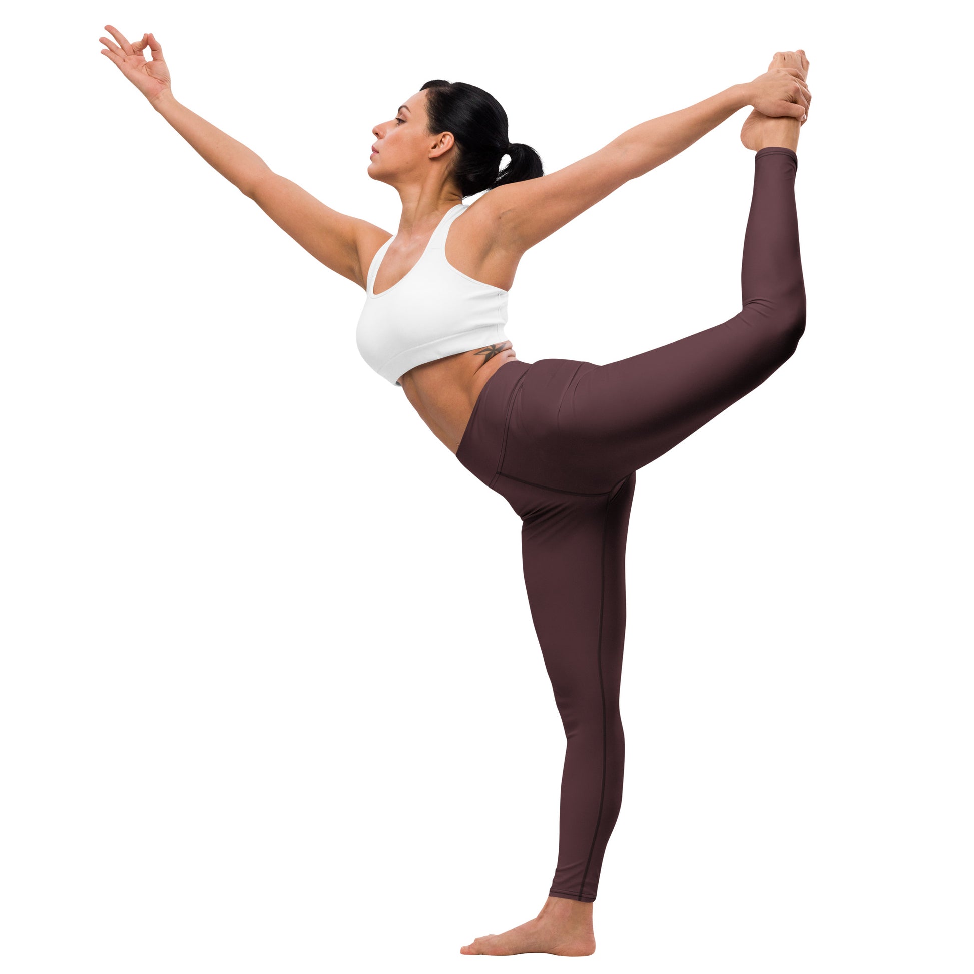 Espresso Yoga Leggings - Activewear Well