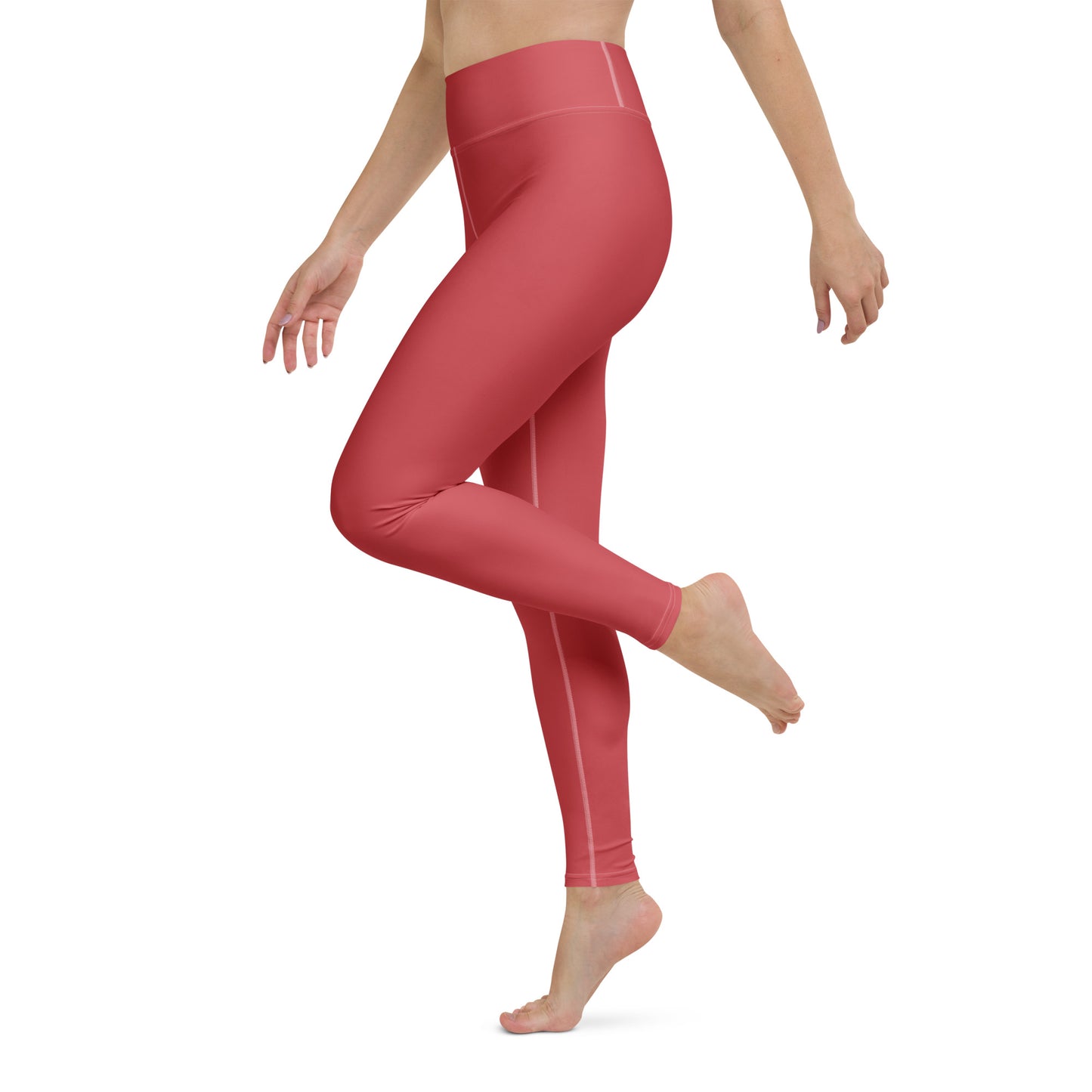 Rose Gold Yoga Leggings - Activewear Well