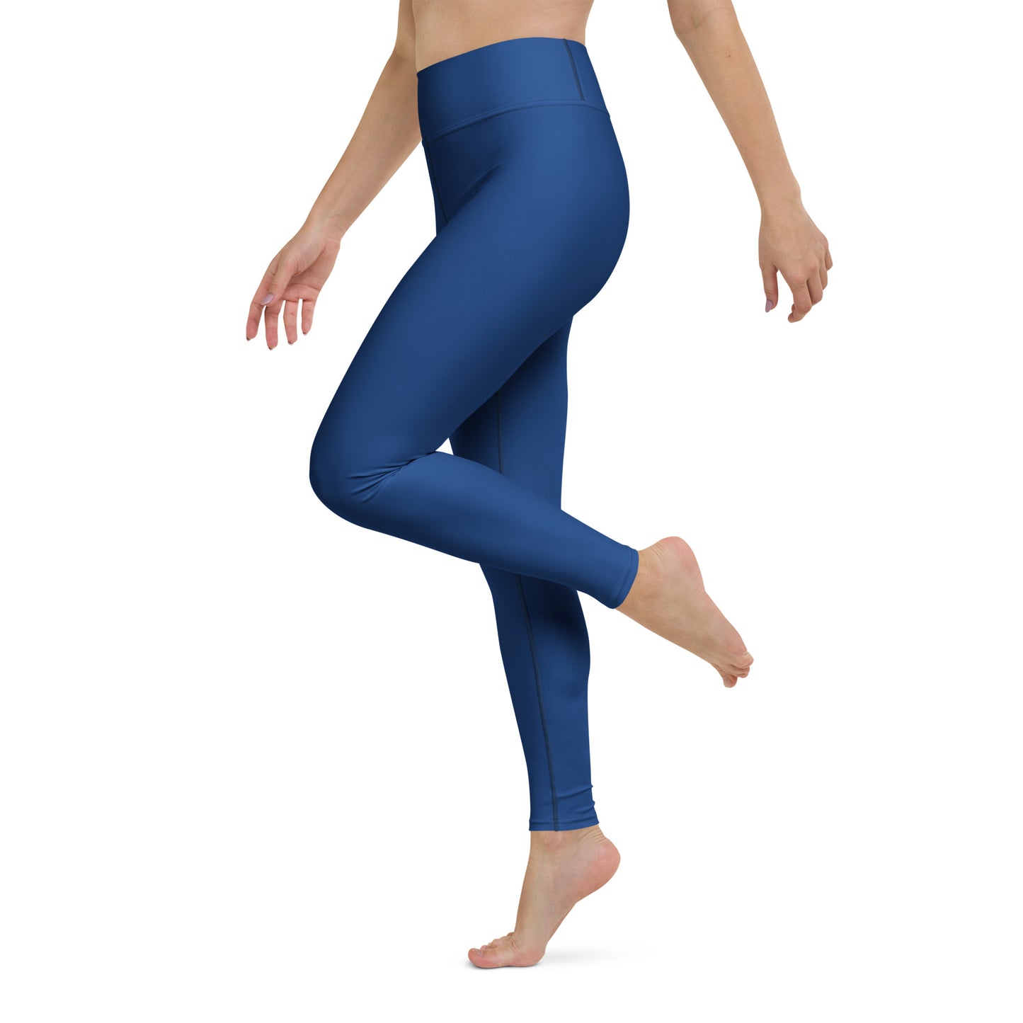Royal Blue High-Rise Yoga Leggings - Activewear Well