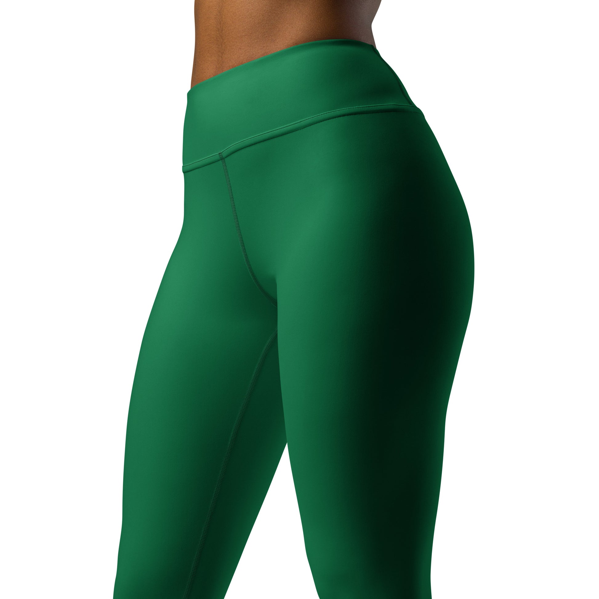 Green High-Rise Yoga Leggings - Activewear Well