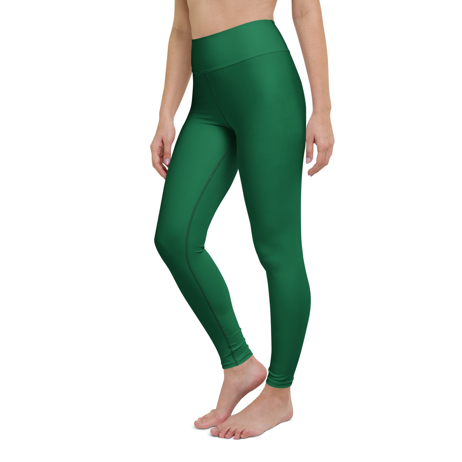 Green High-Rise Yoga Leggings - Activewear Well