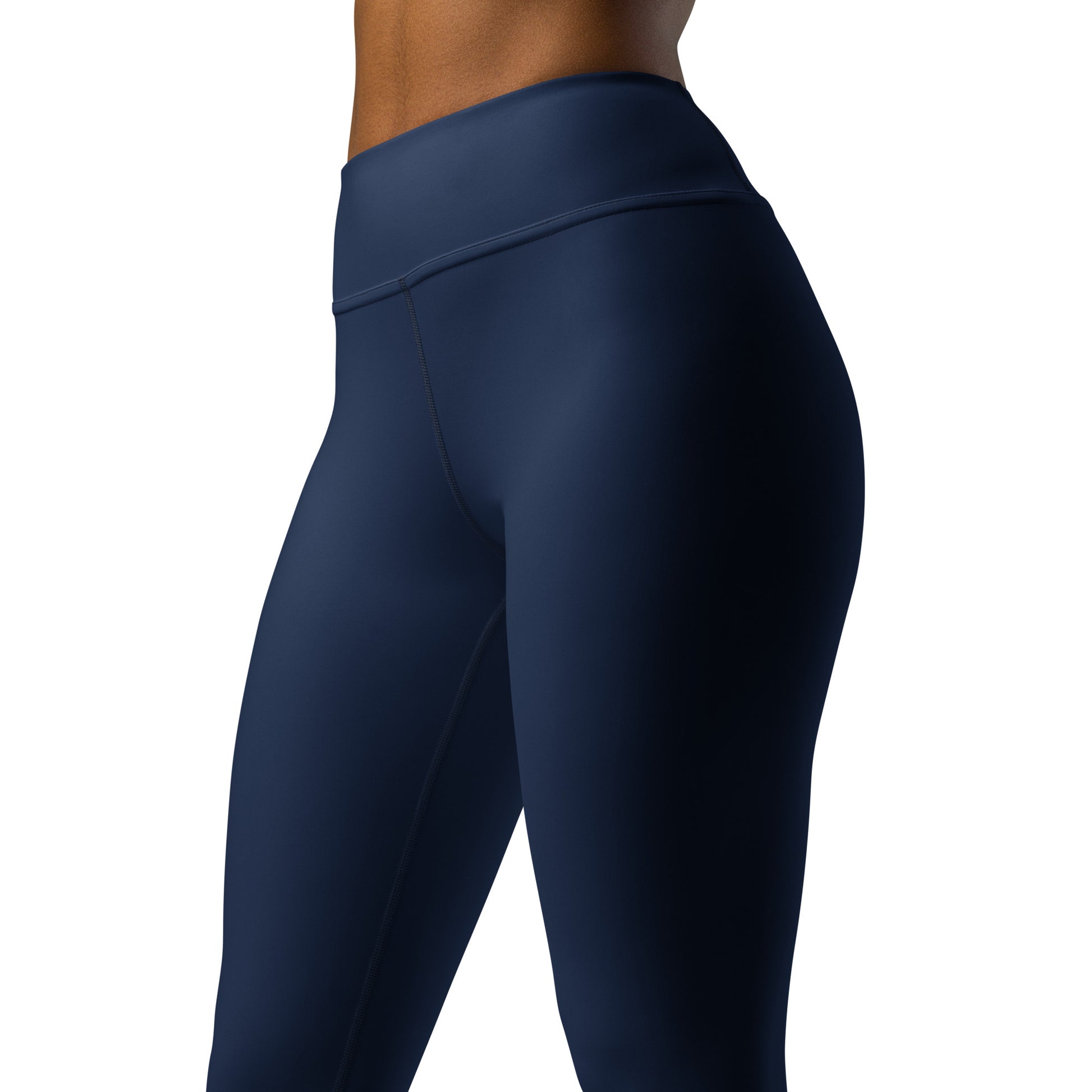 Navy High-Rise Yoga Leggings - Activewear Well