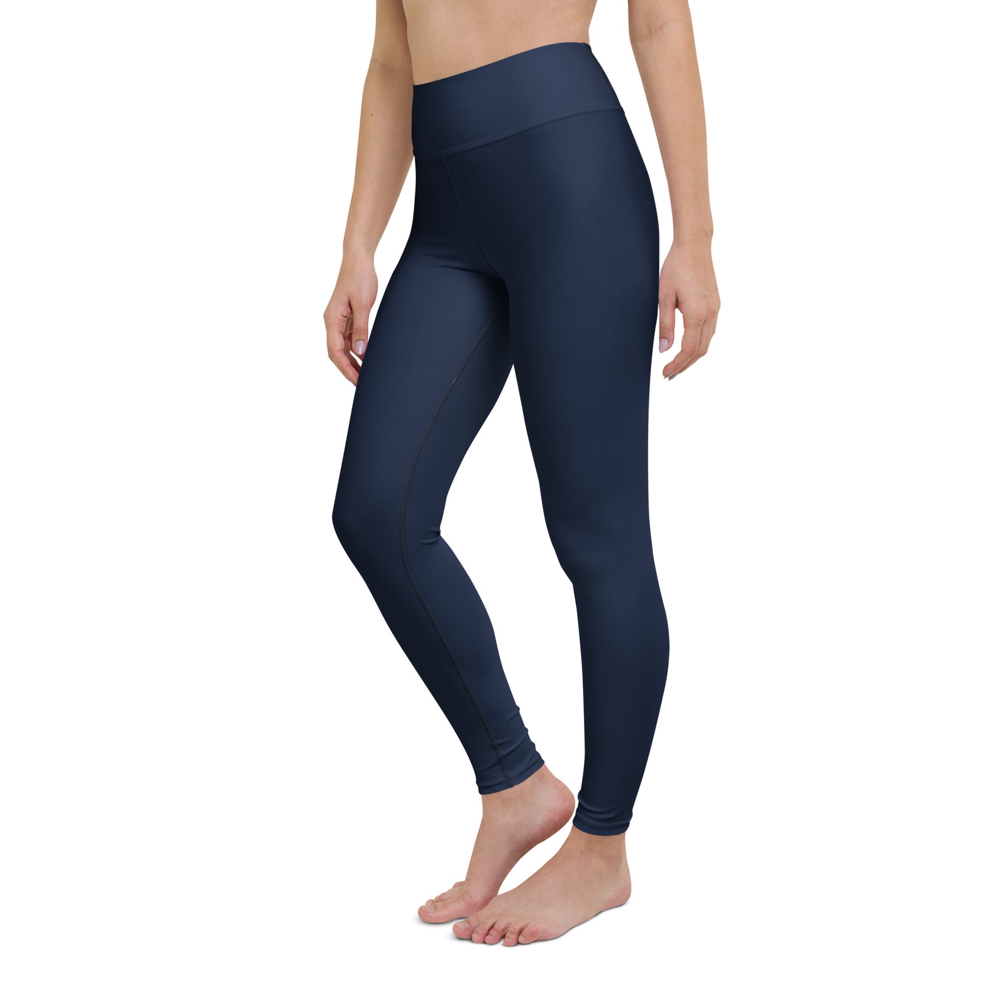 Navy High-Rise Yoga Leggings - Activewear Well