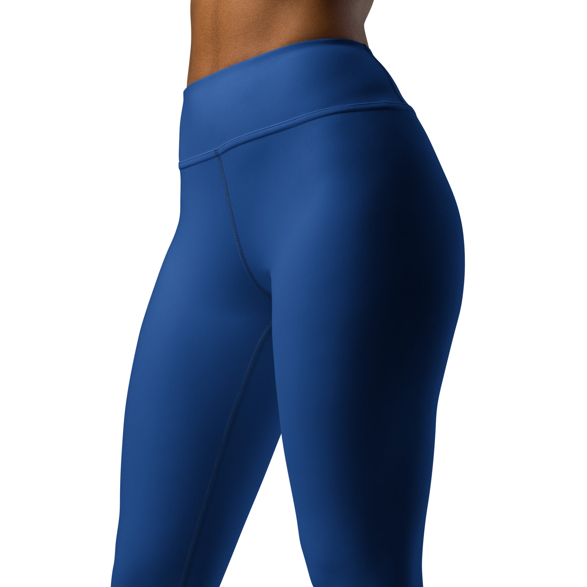 Royal Blue High-Rise Yoga Leggings - Activewear Well
