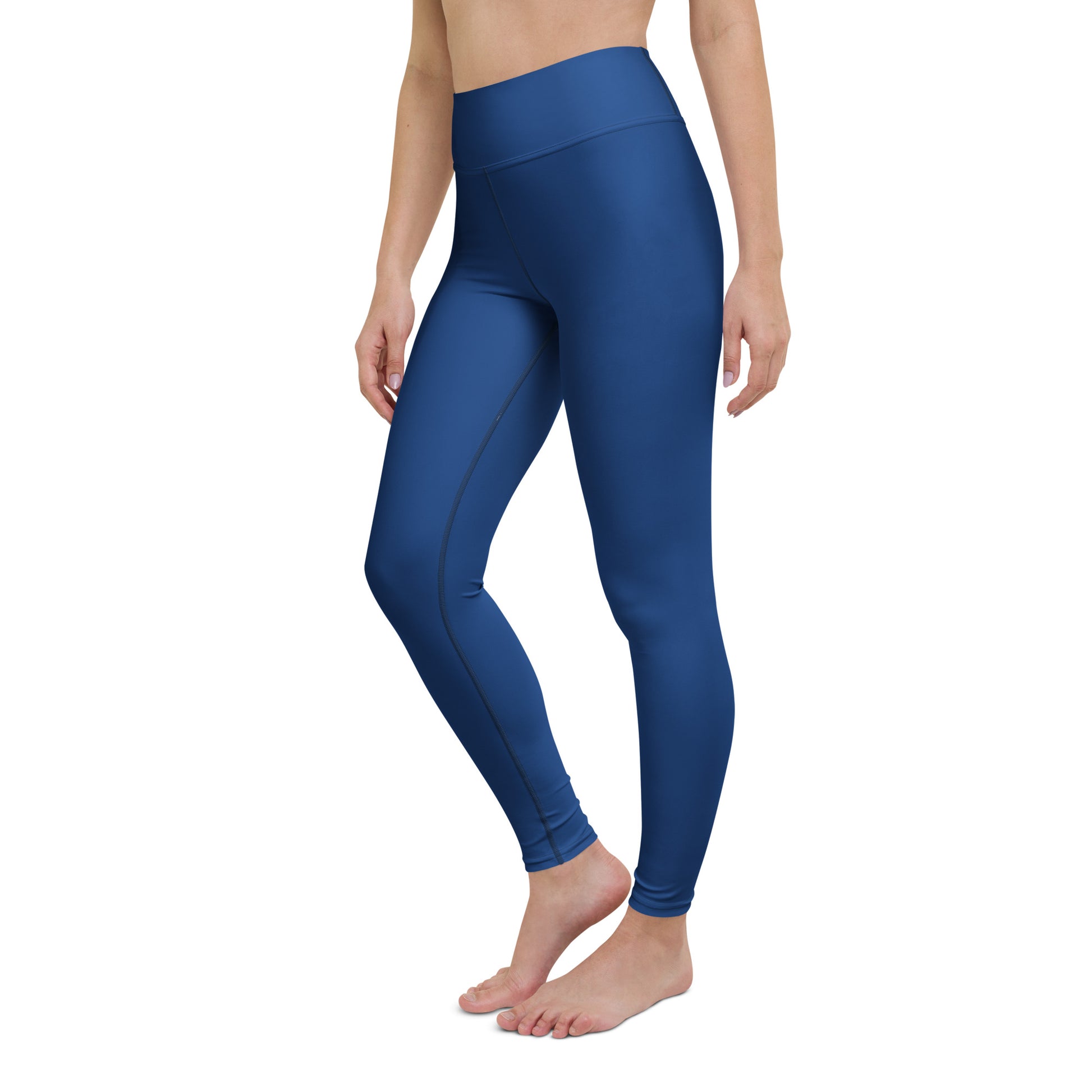 Royal Blue High-Rise Yoga Leggings - Activewear Well
