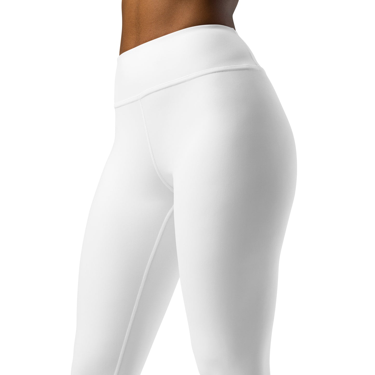 White High-Rise Yoga Leggings - Activewear Well