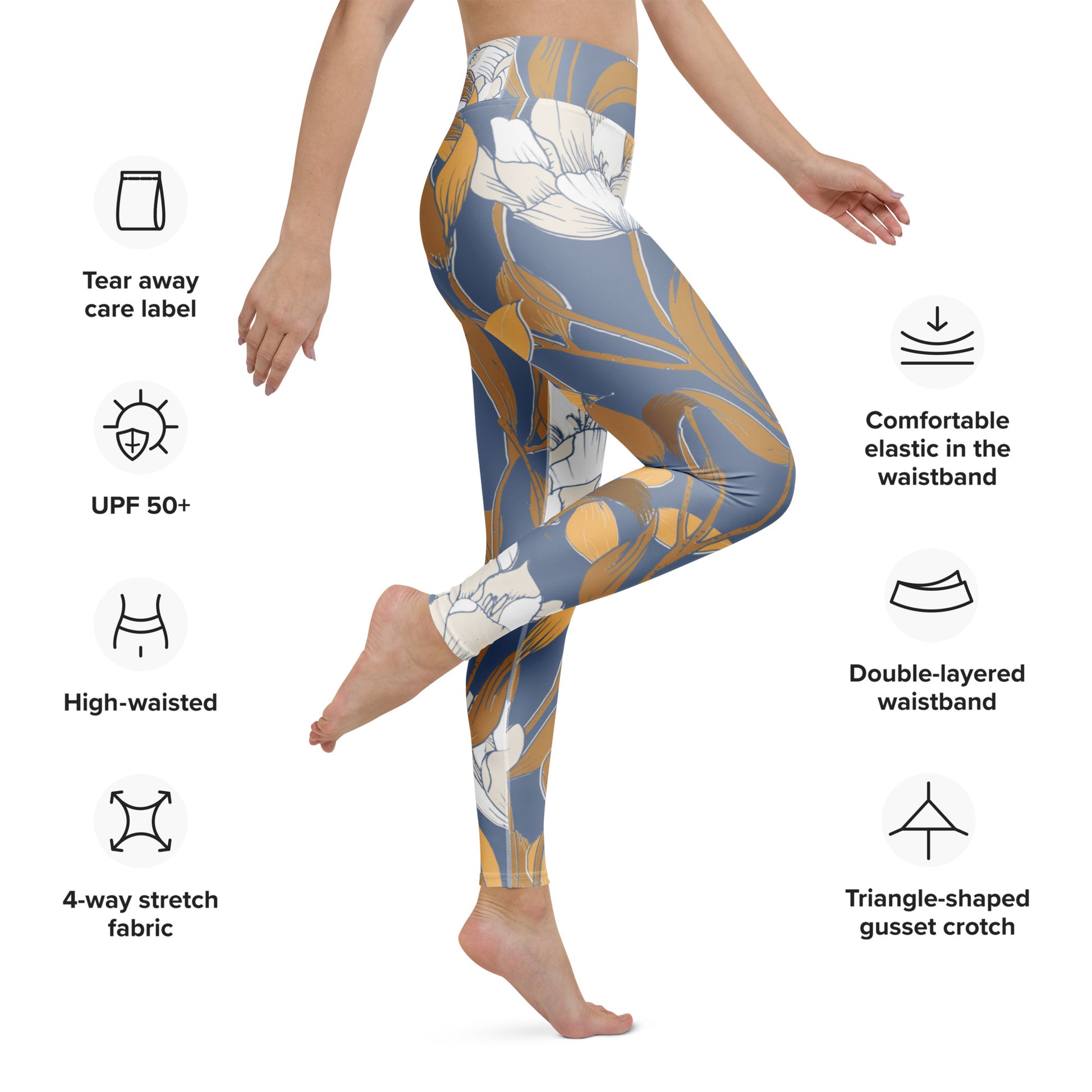 Kristen High-Rise Yoga Leggings - Activewear Well