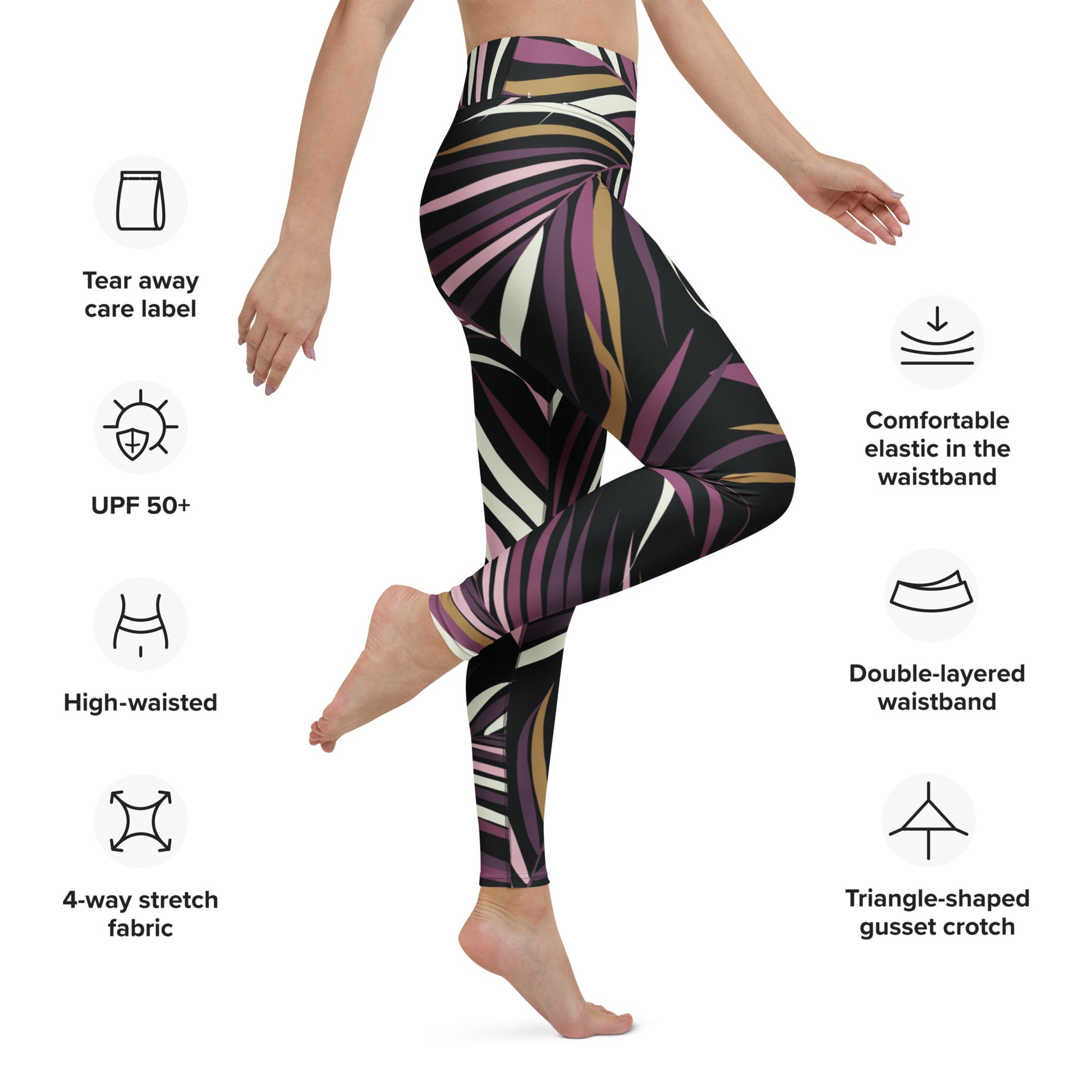 Jasmine High-Rise Yoga Leggings - Activewear Well