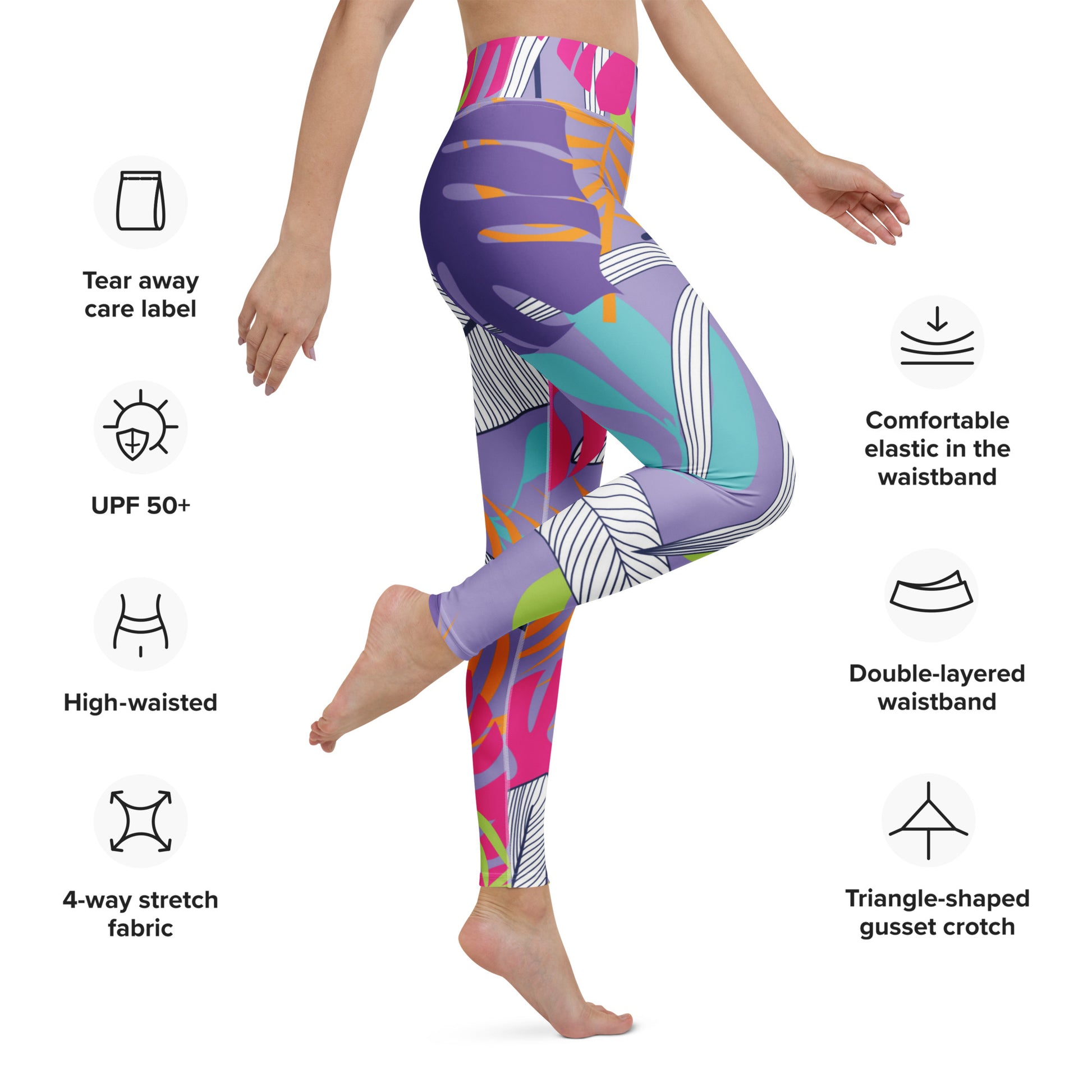 Zoe High-Rise Yoga Leggings - Activewear Well