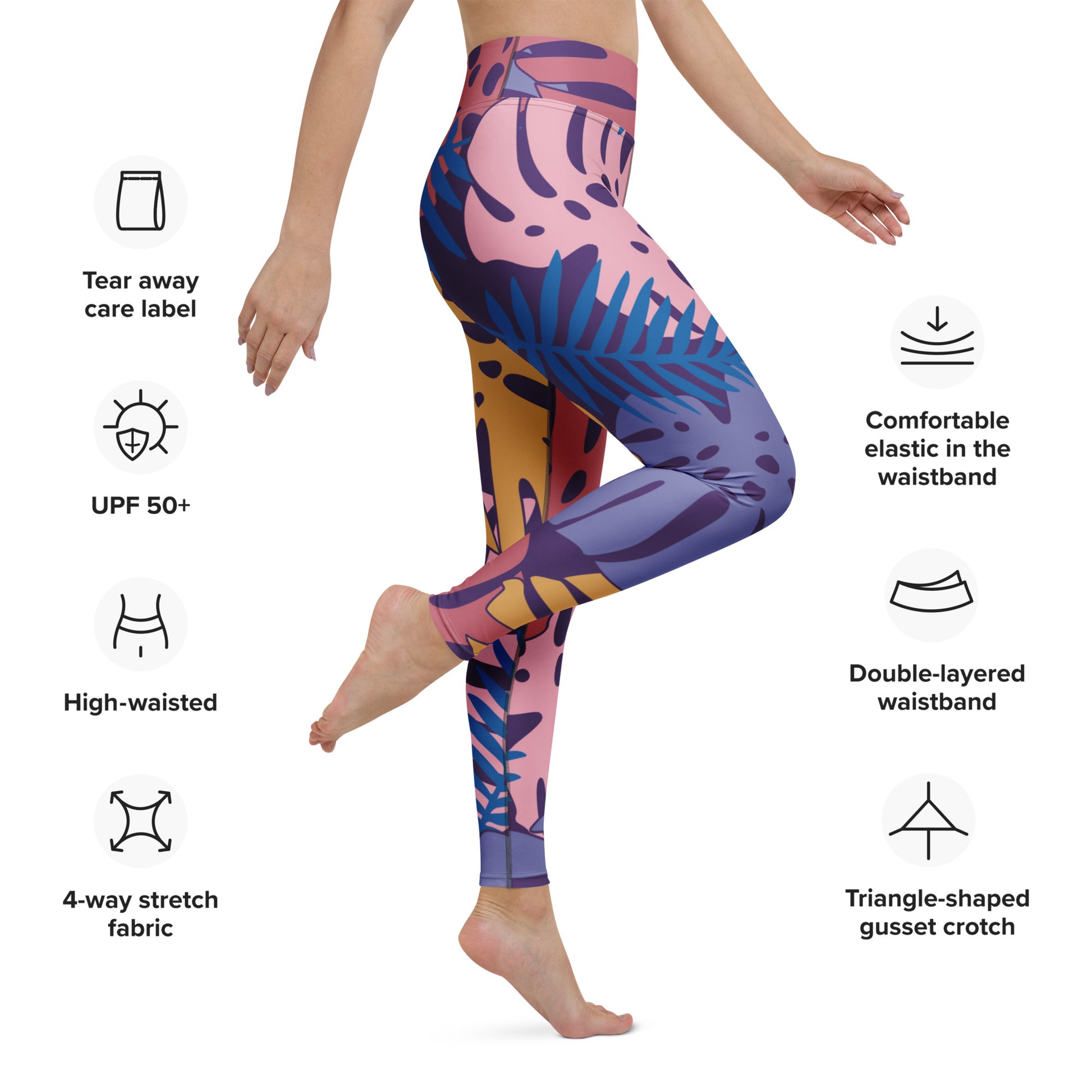 Angelina High-Rise Yoga Leggings - Activewear Well