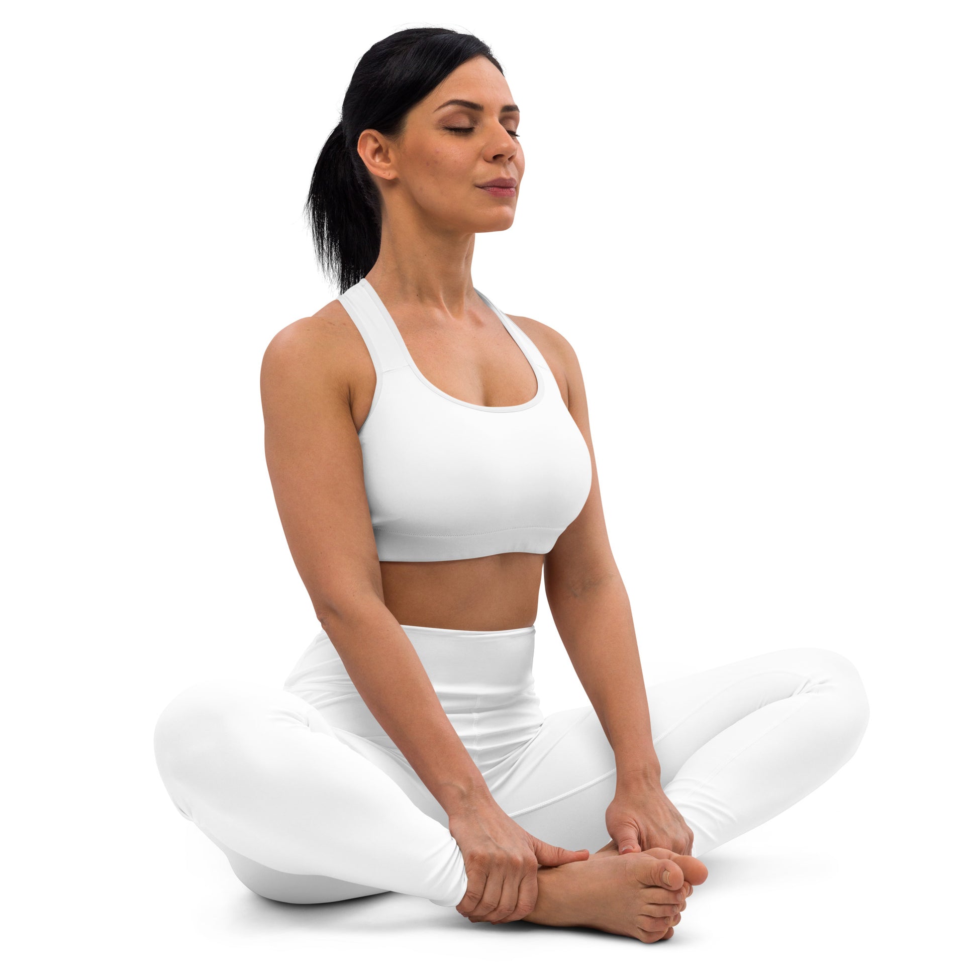 White High-Rise Yoga Leggings - Activewear Well