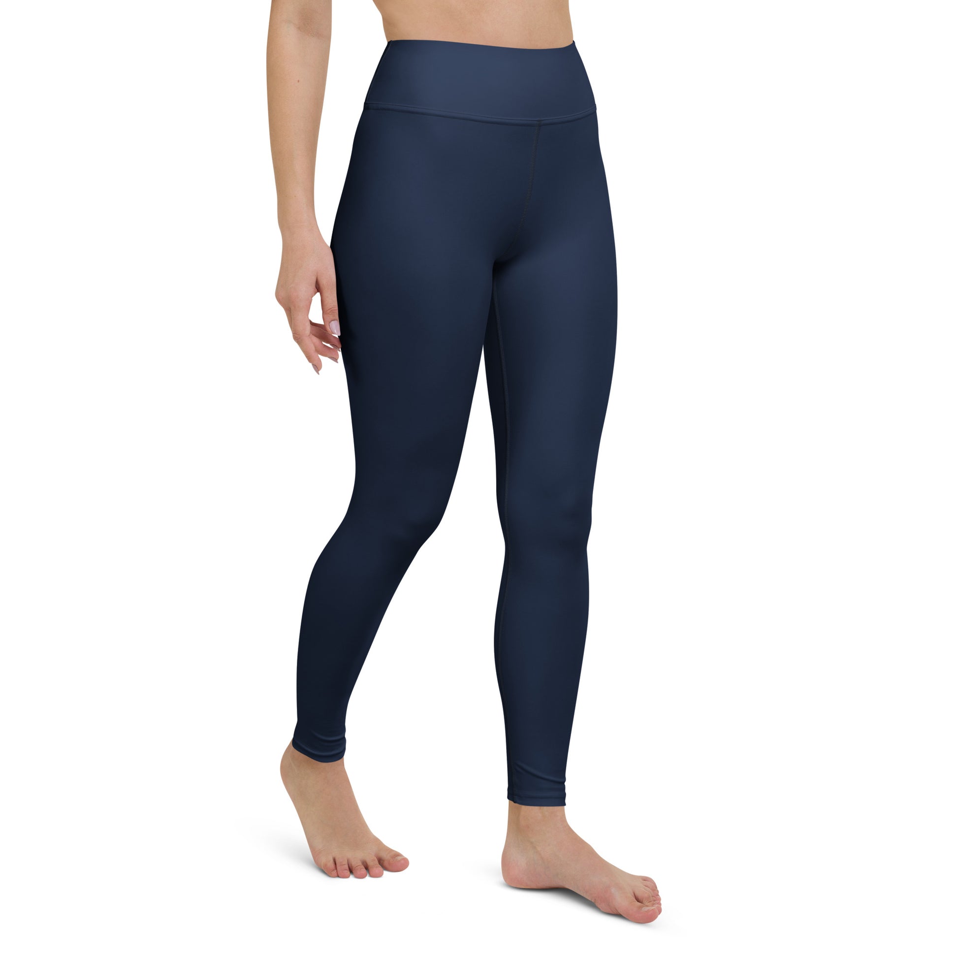 Navy High-Rise Yoga Leggings - Activewear Well