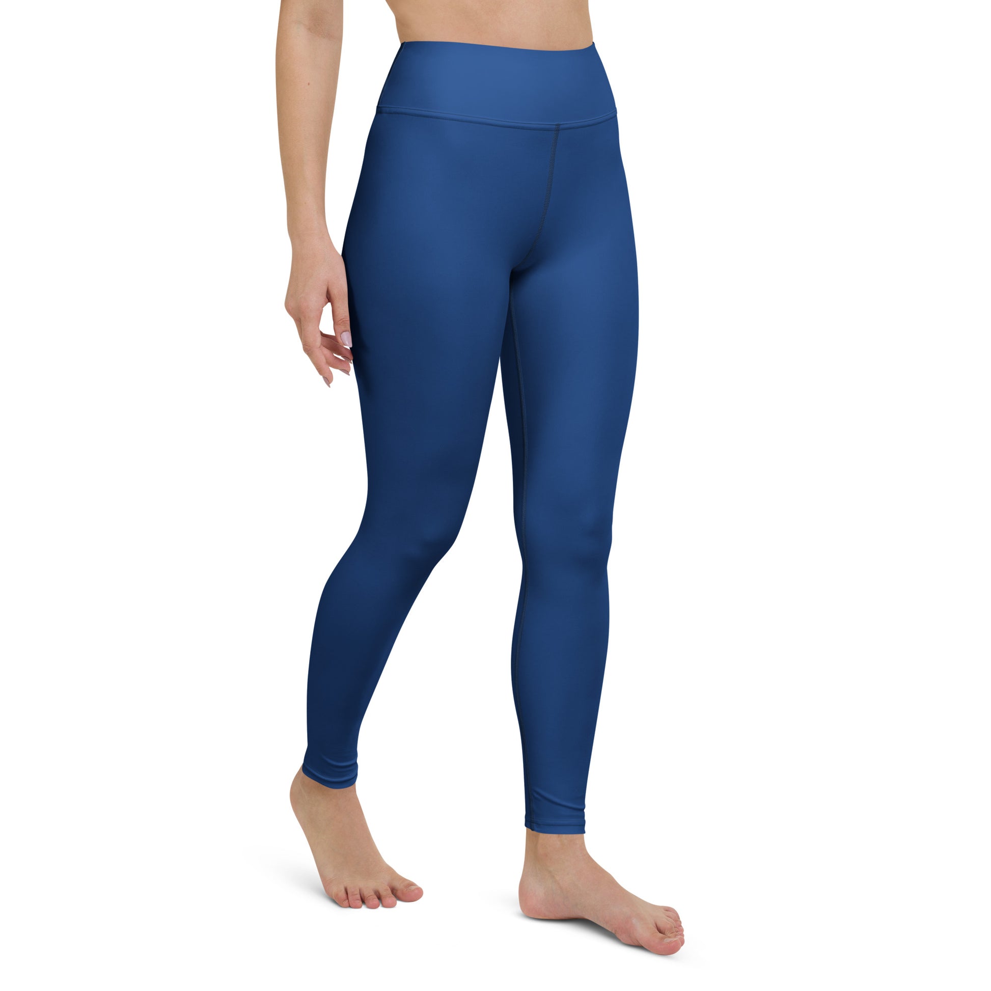 Royal Blue High-Rise Yoga Leggings - Activewear Well