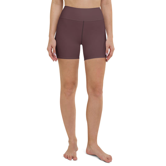 Espresso High-Rise Yoga Shorts - Activewear Well