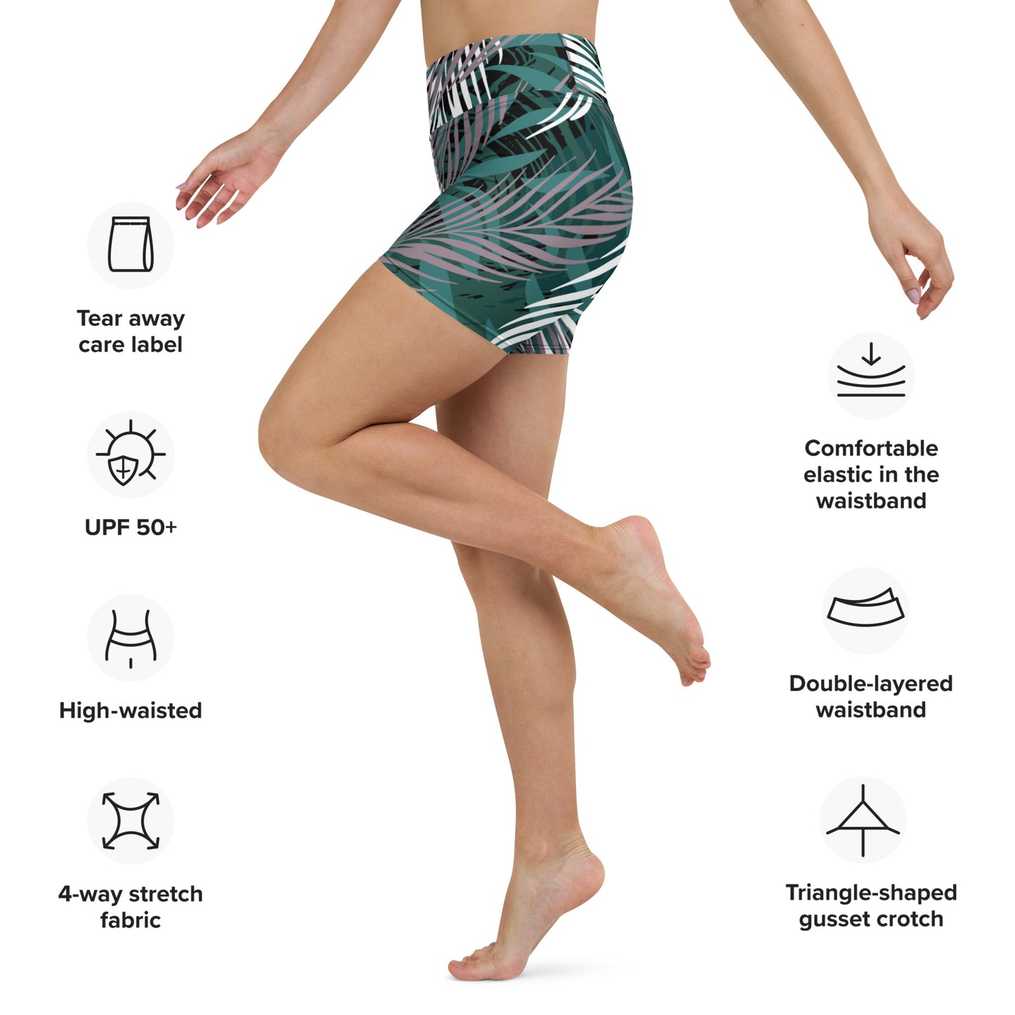 Vanessa High-Rise Yoga Shorts - Activewear Well