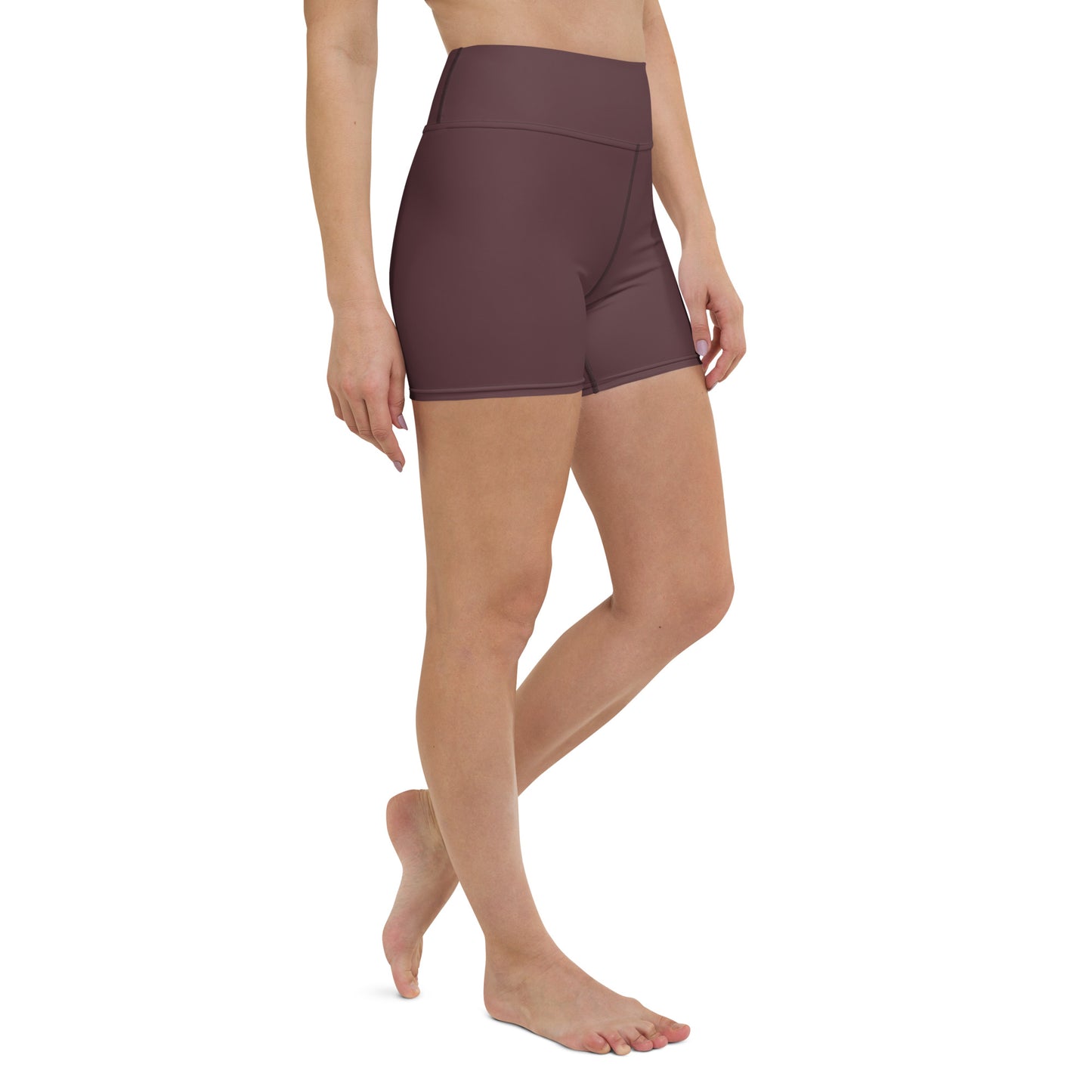 Espresso High-Rise Yoga Shorts - Activewear Well