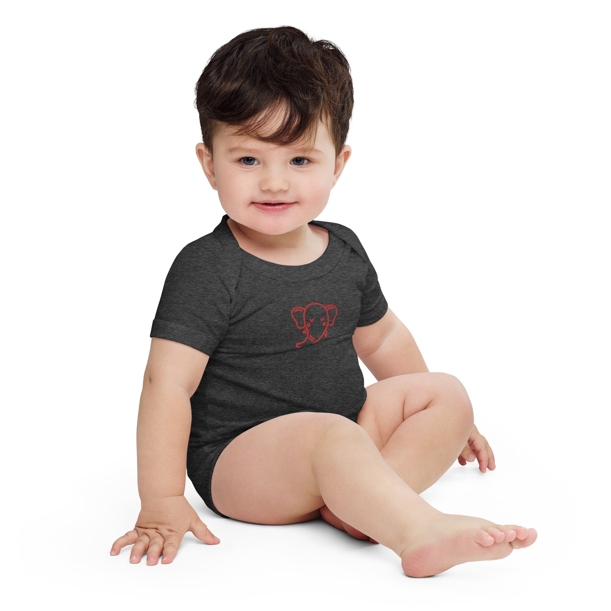 Elephant Baby Short Sleeve One Piece - Activewear Well