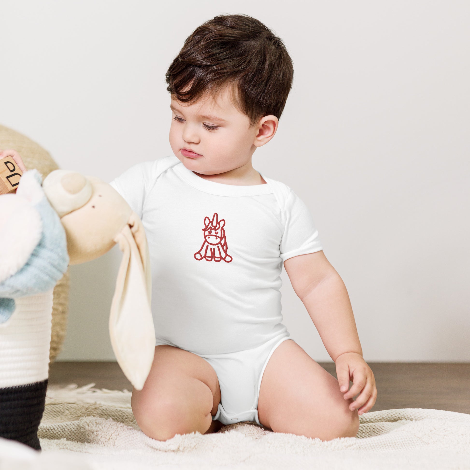 Unicorn Baby Short Sleeve One Piece - Activewear Well