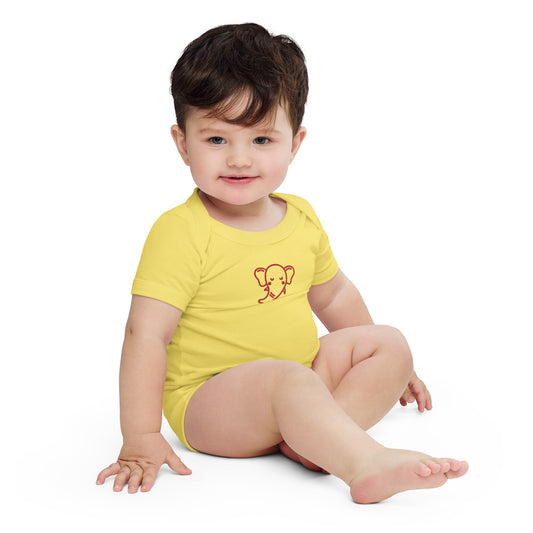Elephant Baby Short Sleeve One Piece - Activewear Well