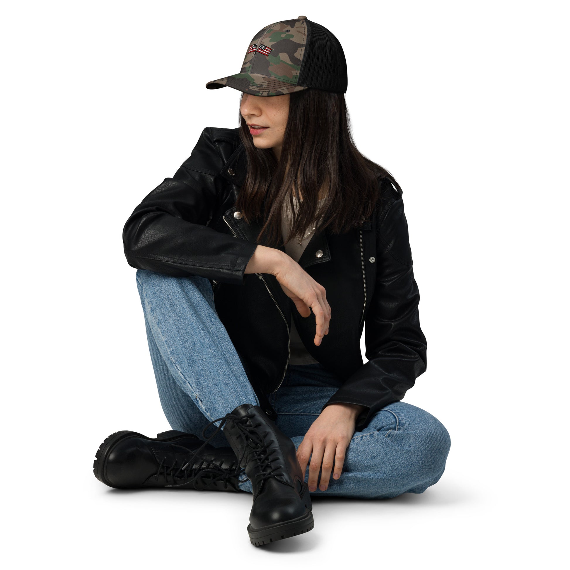 Camouflage Trucker Hat - Activewear Well