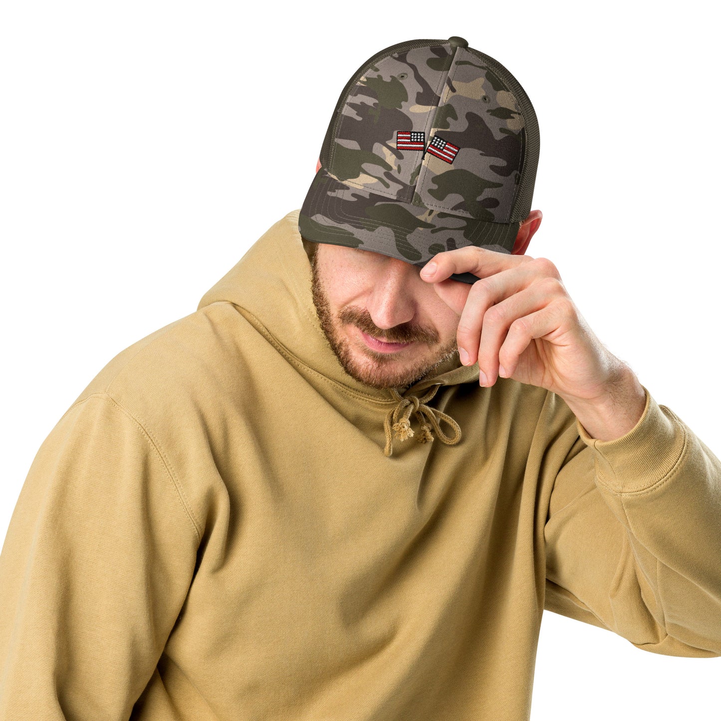 Camouflage Trucker Hat - Activewear Well